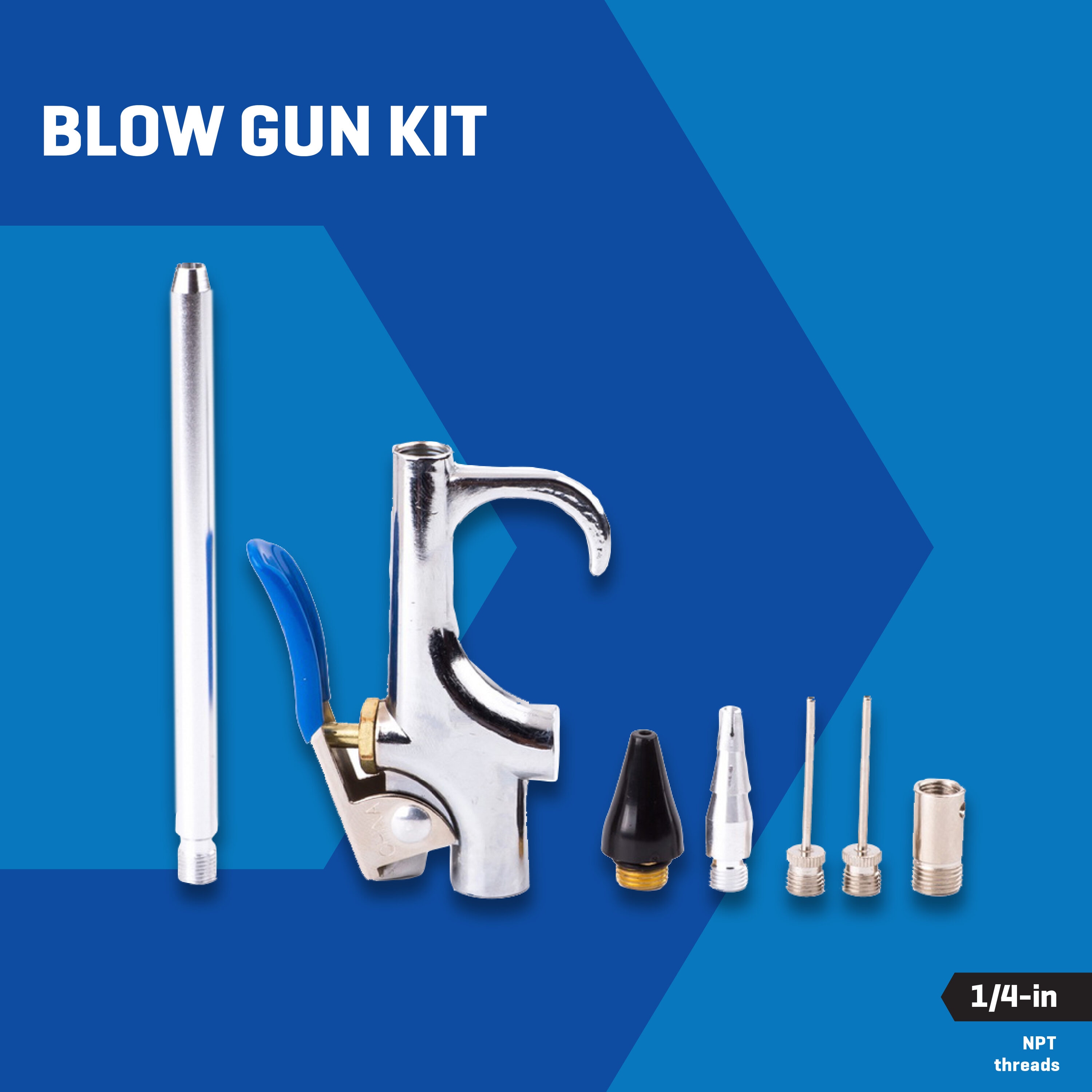 Kit de soplador de aire de 7 piezas Kobalt SGY-AIR125JH