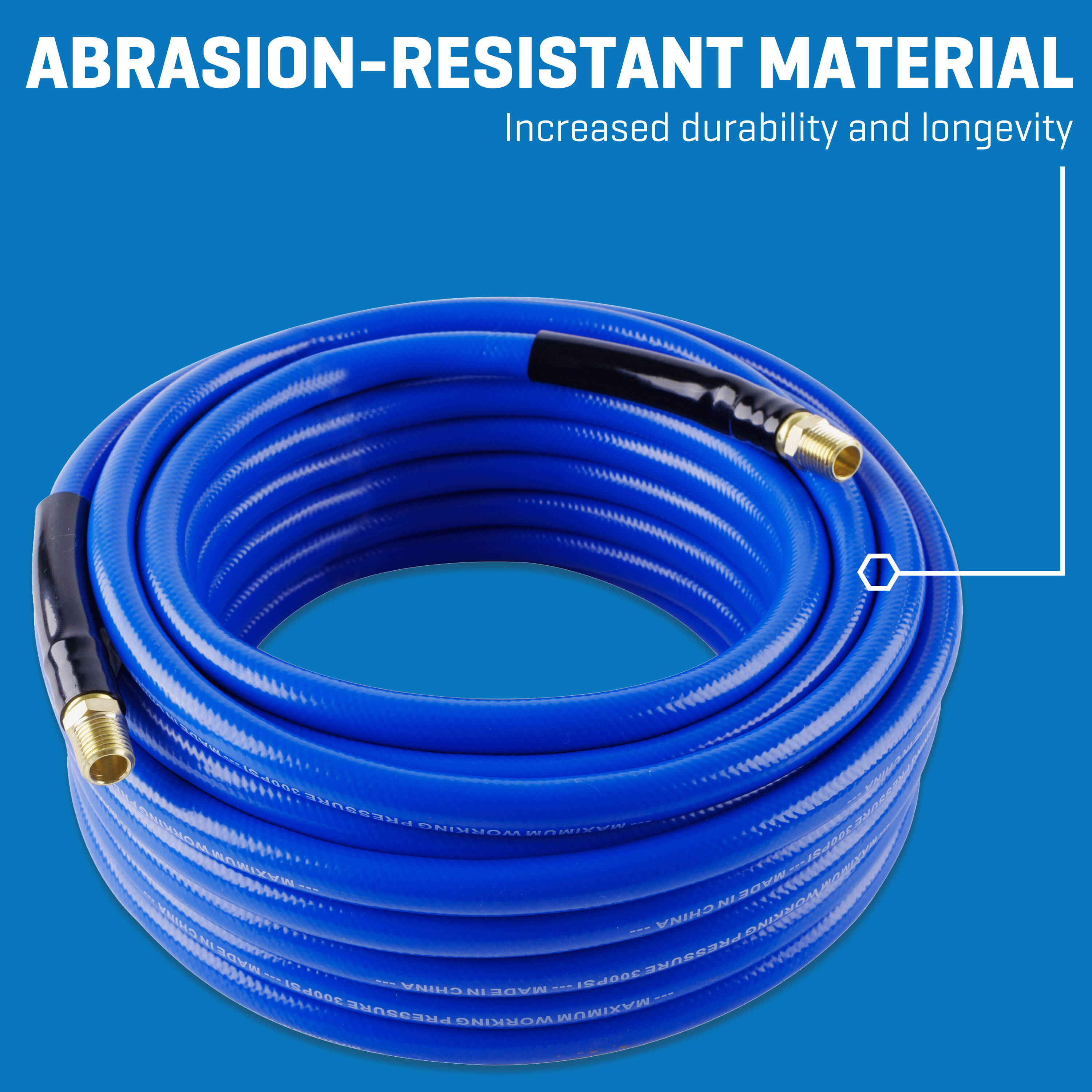 Manguera de aire de PVC de 3/8 pulgadas x 50 pies Kobalt