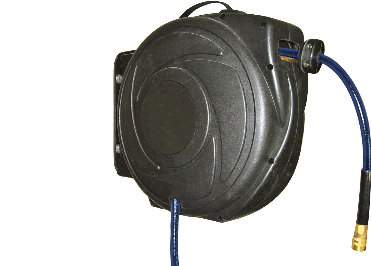 Carrete retráctil de manguera de aire Elite con 3/8 pulgadas por 50 pies de manguera de aire de Poder Dinámico DP-HR5-315