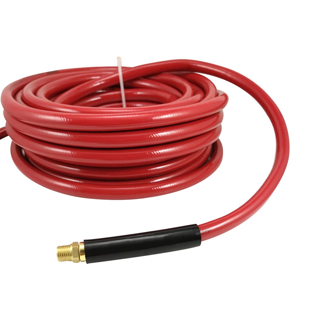 Manguera de Aire de PVC de 3/8 pulgadas por 50 pies con Conexiones Macho de 1/4 Npt, Potencia Dinámica DP-16110.