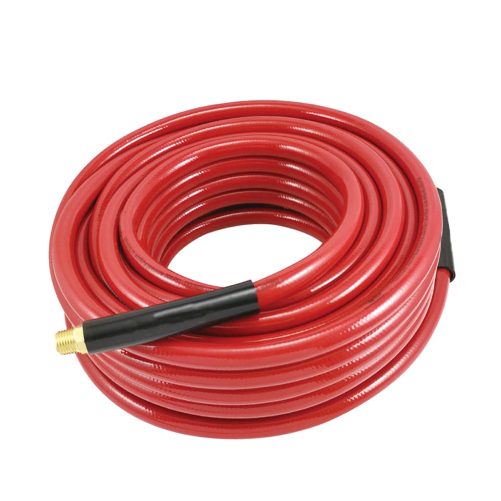 Manguera de Aire de PVC de 3/8 pulgadas por 50 pies con Conexiones Macho de 1/4 Npt, Potencia Dinámica DP-16110.