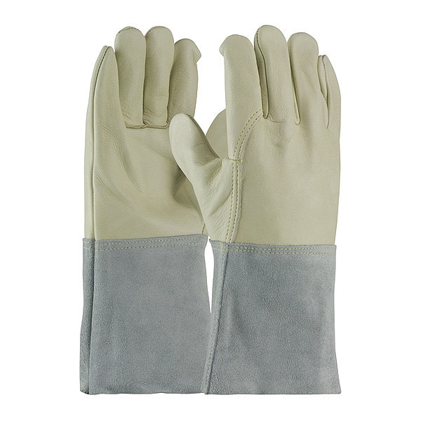 Guantes de soldadura Pip MIG/TIG, palma de cuero, XL, 12 unidades - 75-2026/XL