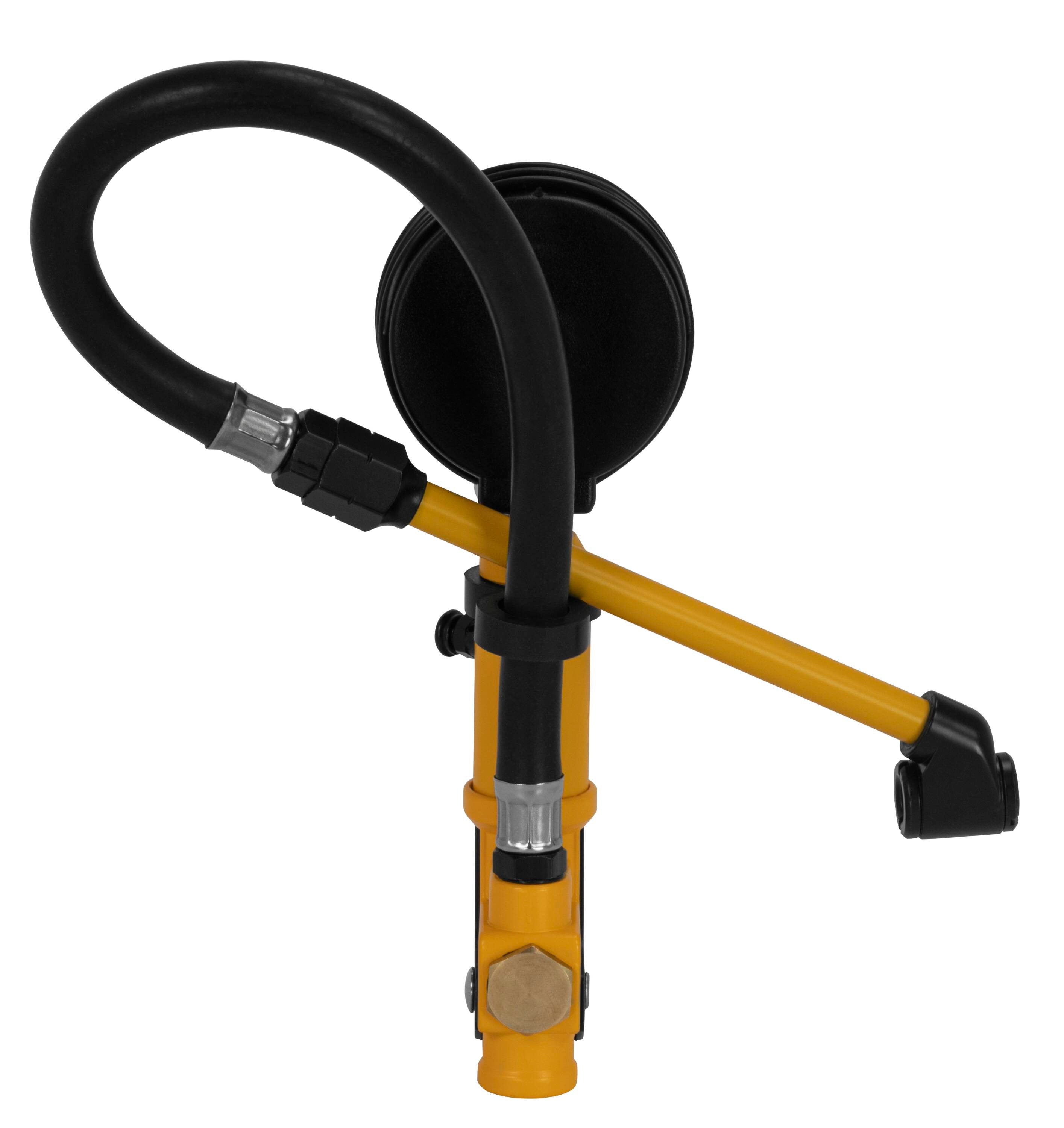 Inflador Analógico DEWALT de 2 pulgadas con Manguera de 12 pulgadas y Boquilla Doble (0 a 160 PSI) DXCM024-0405