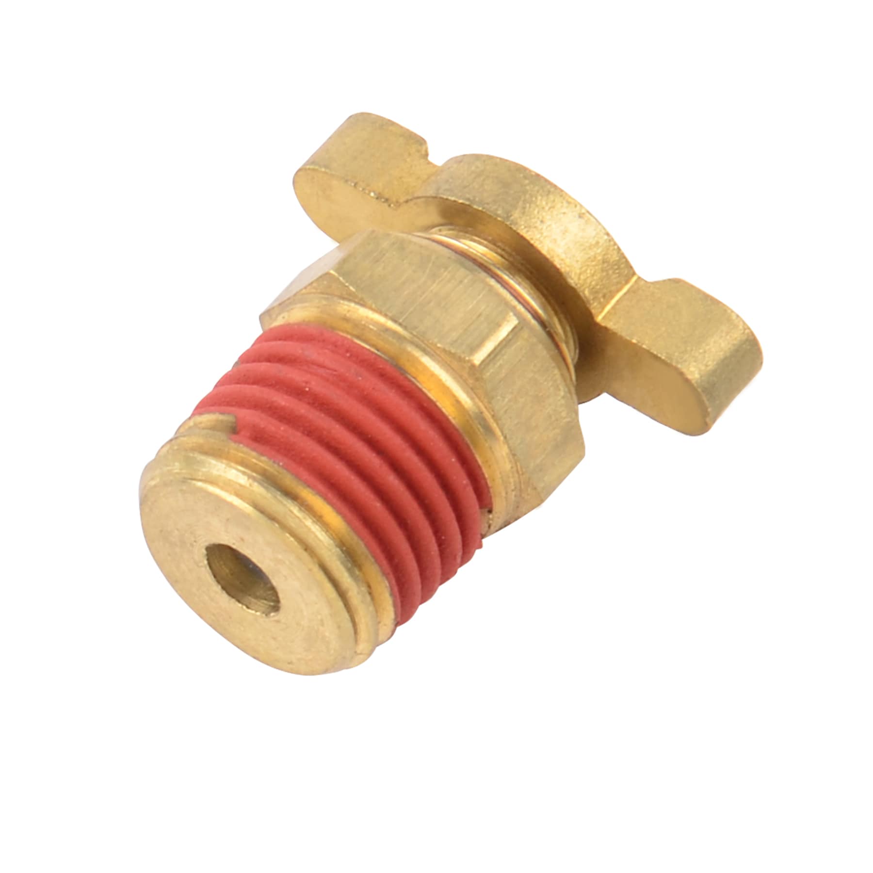 Llave de desagüe de latón de 1/4 de pulgada Kobalt SGY-AIR11NB