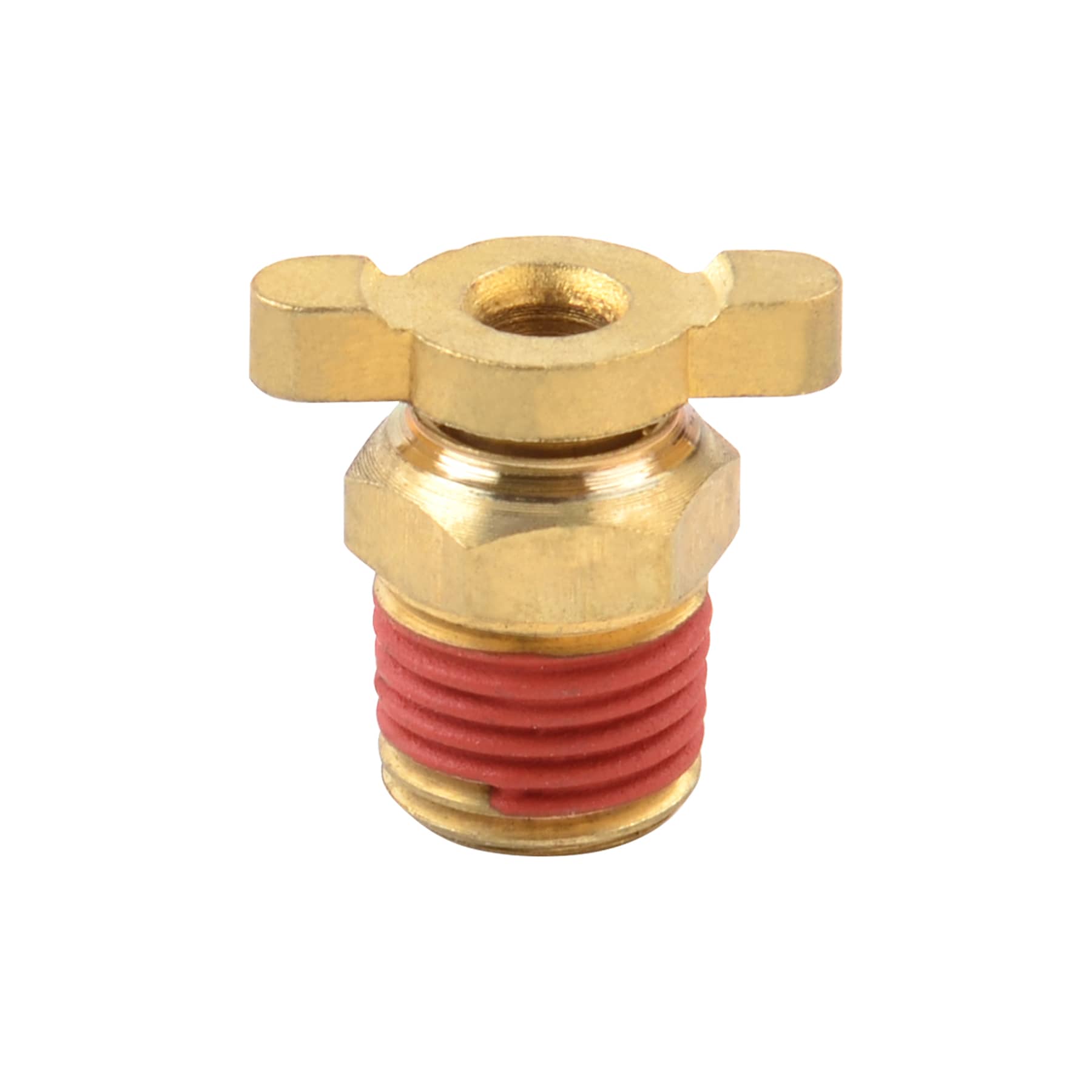 Llave de desagüe de latón de 1/4 de pulgada Kobalt SGY-AIR11NB