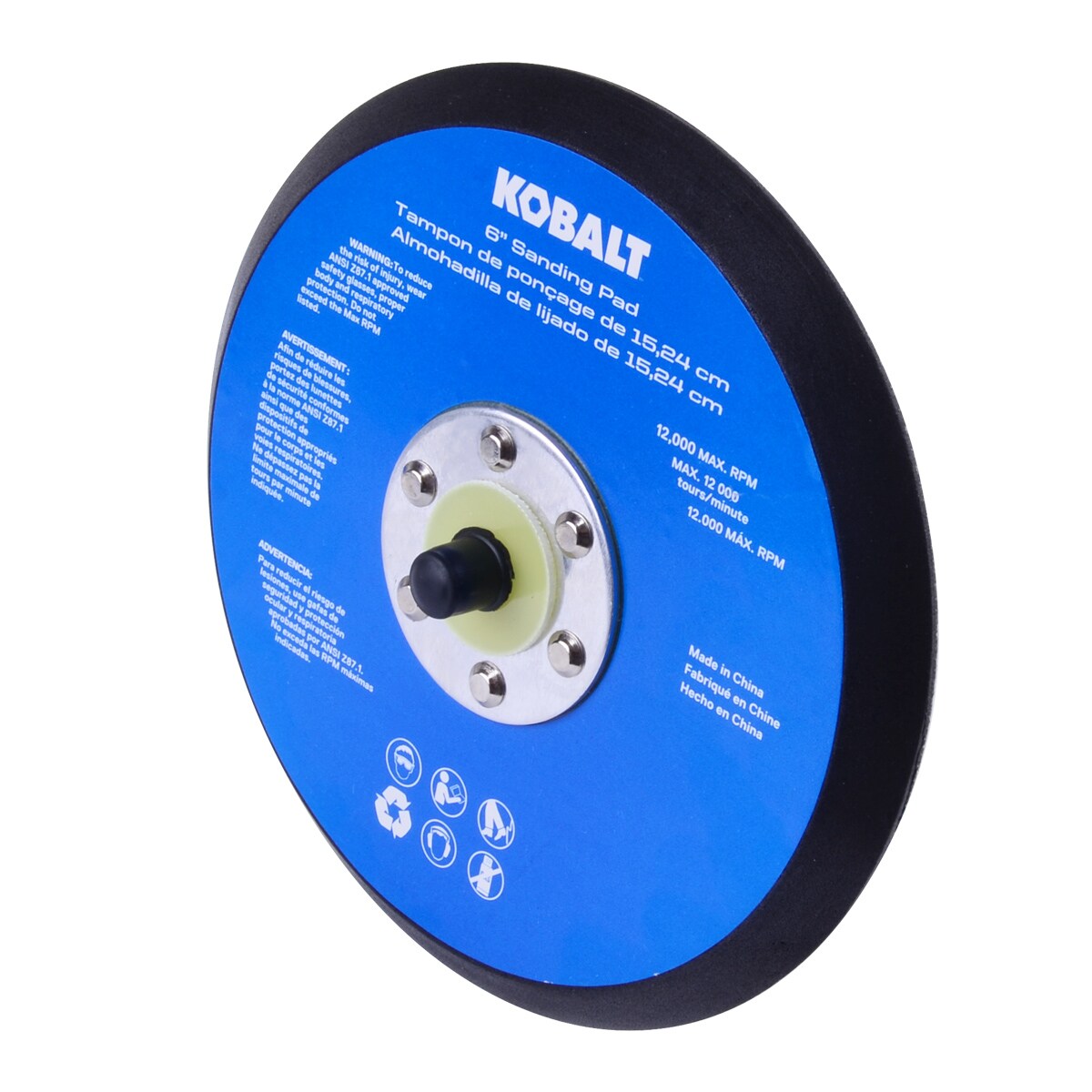Almohadilla para lijar de 6 pulgadas Kobalt SGY-AIR123JH