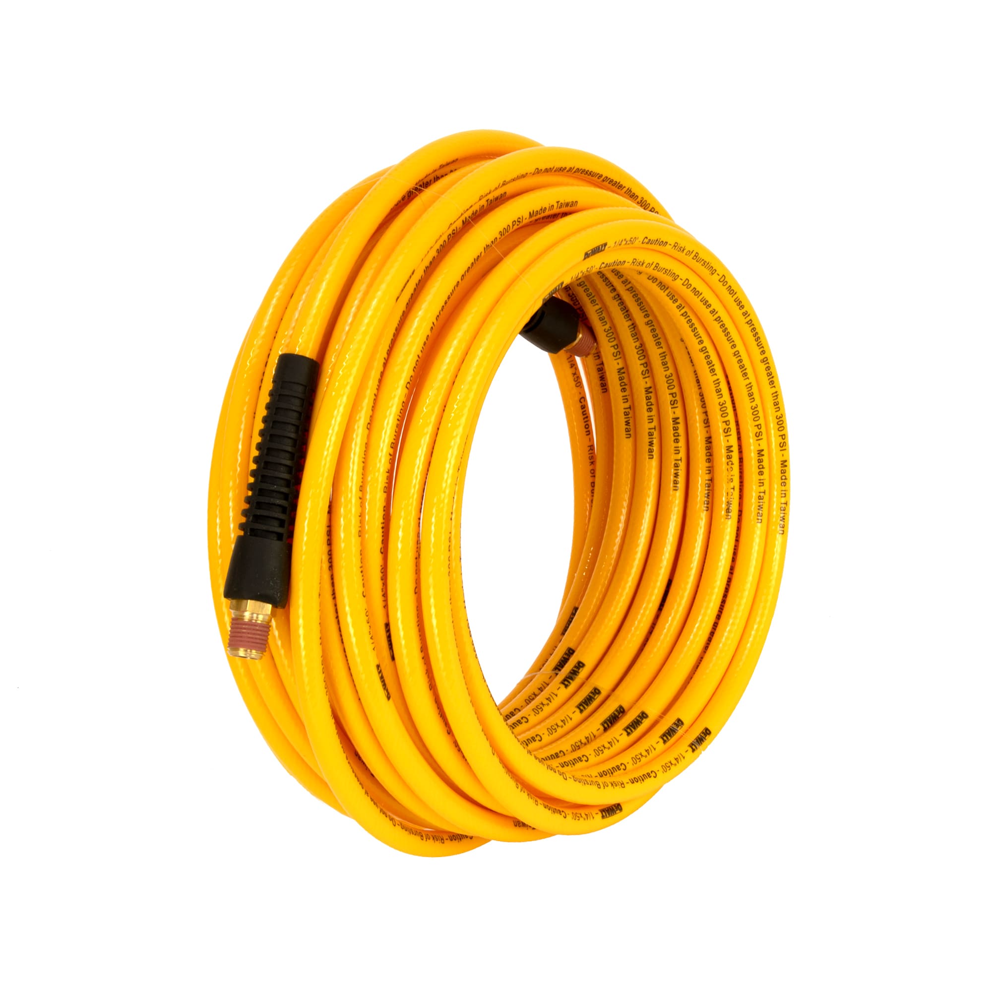 Manguera de aire trenzada de poliuretano DEWALT de 1/4 pulg. x 50 ft. DXCM012-0251