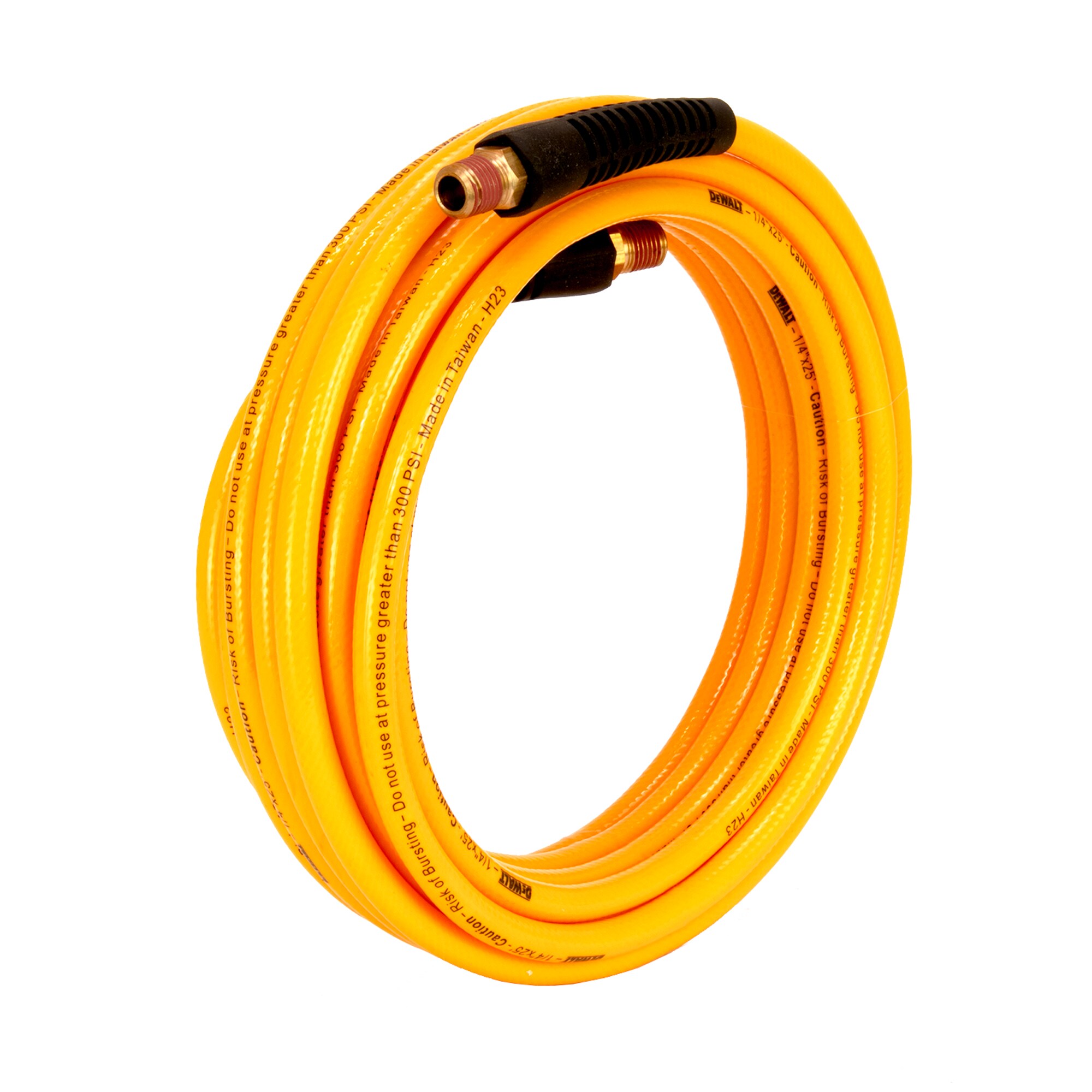 Manguera trenzada de poliuretano DEWALT de 1/4 de pulgada por 25 pies DXCM012-0250