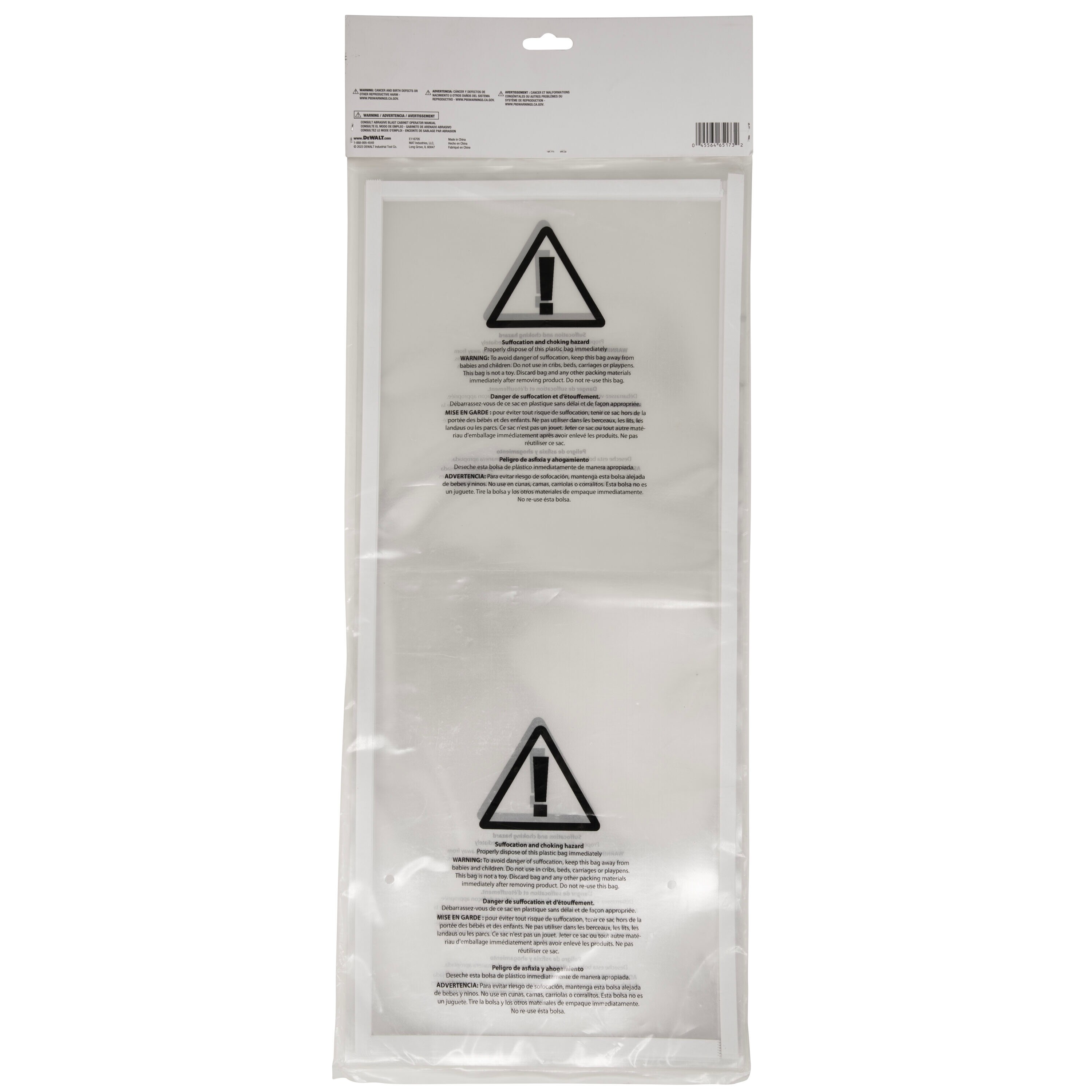 Reemplazos de Protectores de Ventana Adhesivos DEWALT de 10 Piezas para Gabinete de Chorro Abrasivo DXCM103-0214