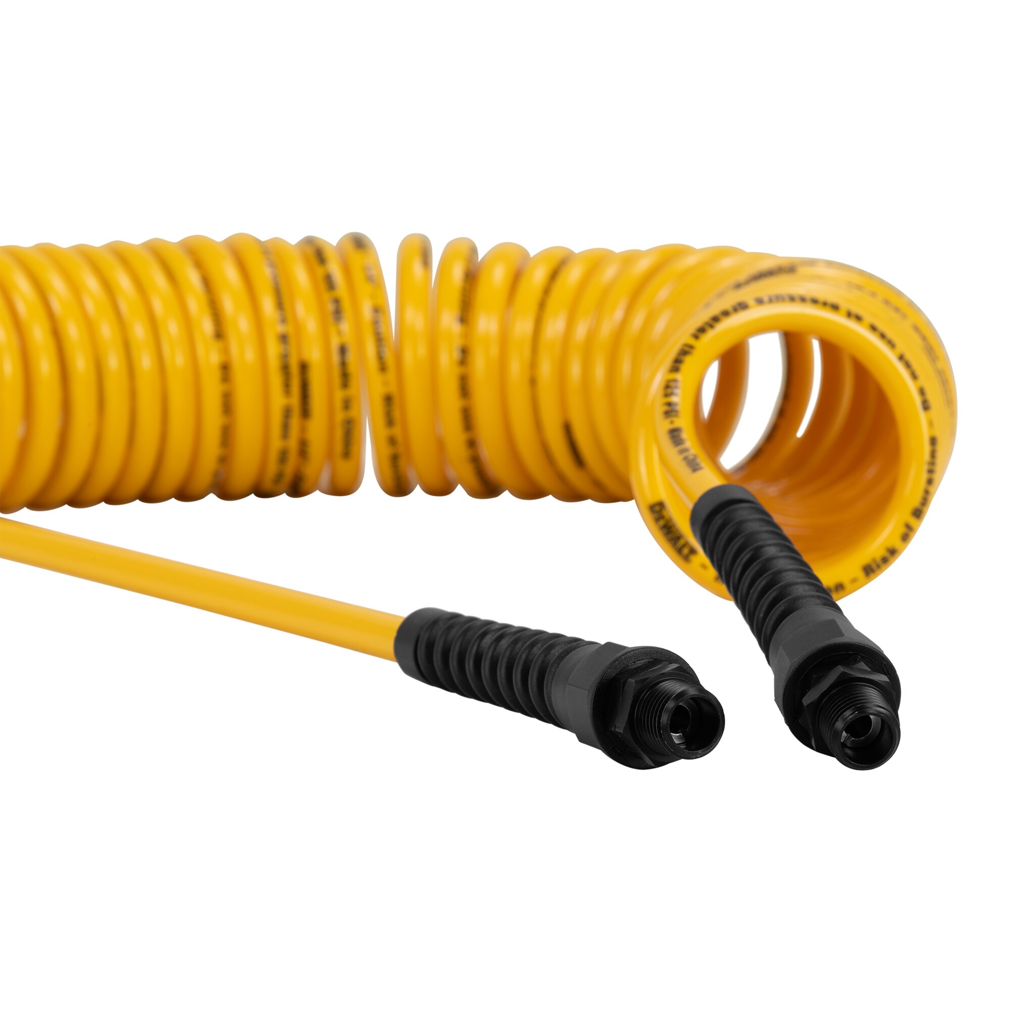  Manguera retráctil DEWALT de 1/4 pulgadas x 25 ft con conexiones de 1/4 pulgadas y regulador DXCM012-0242