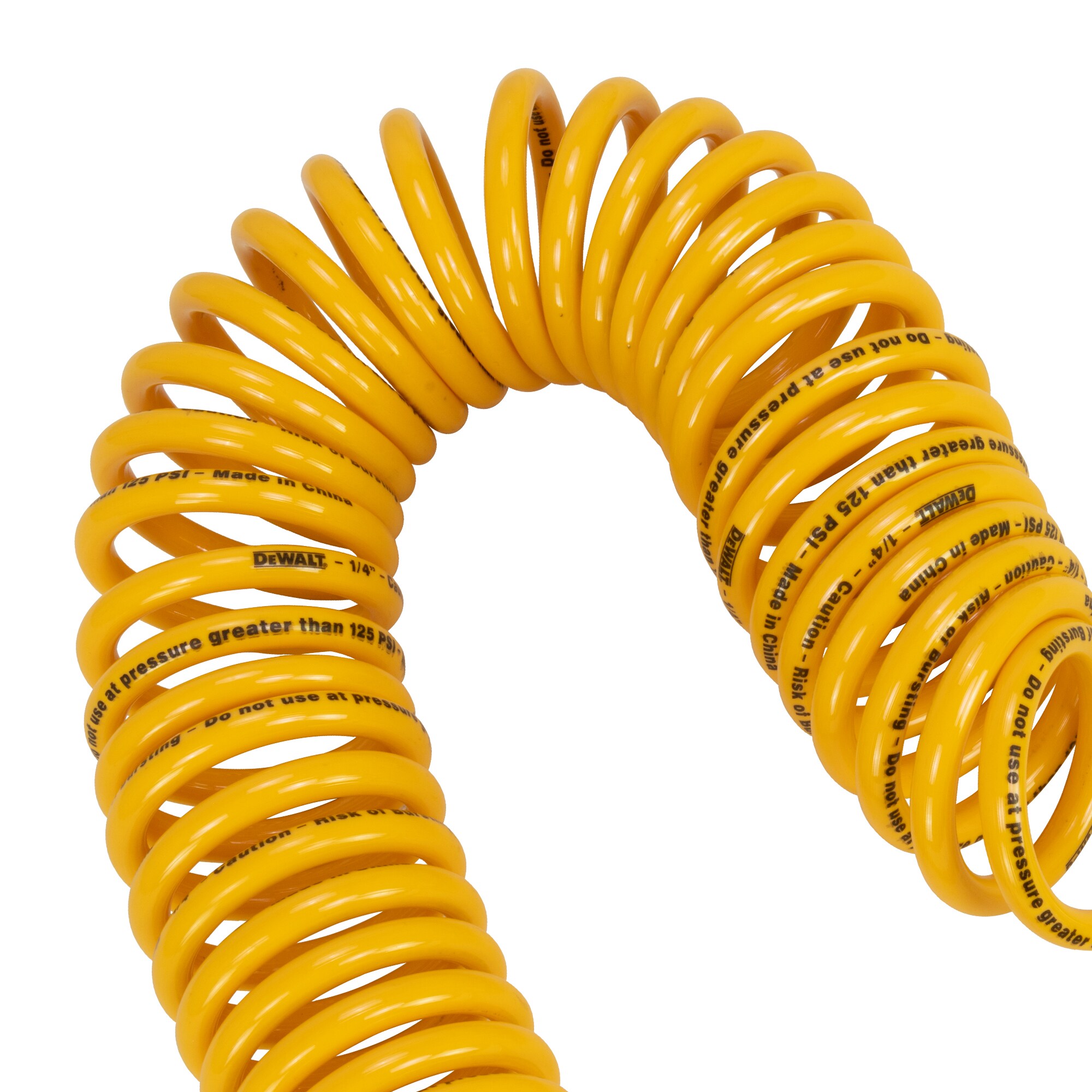  Manguera retráctil DEWALT de 1/4 pulgadas x 25 ft con conexiones de 1/4 pulgadas y regulador DXCM012-0242