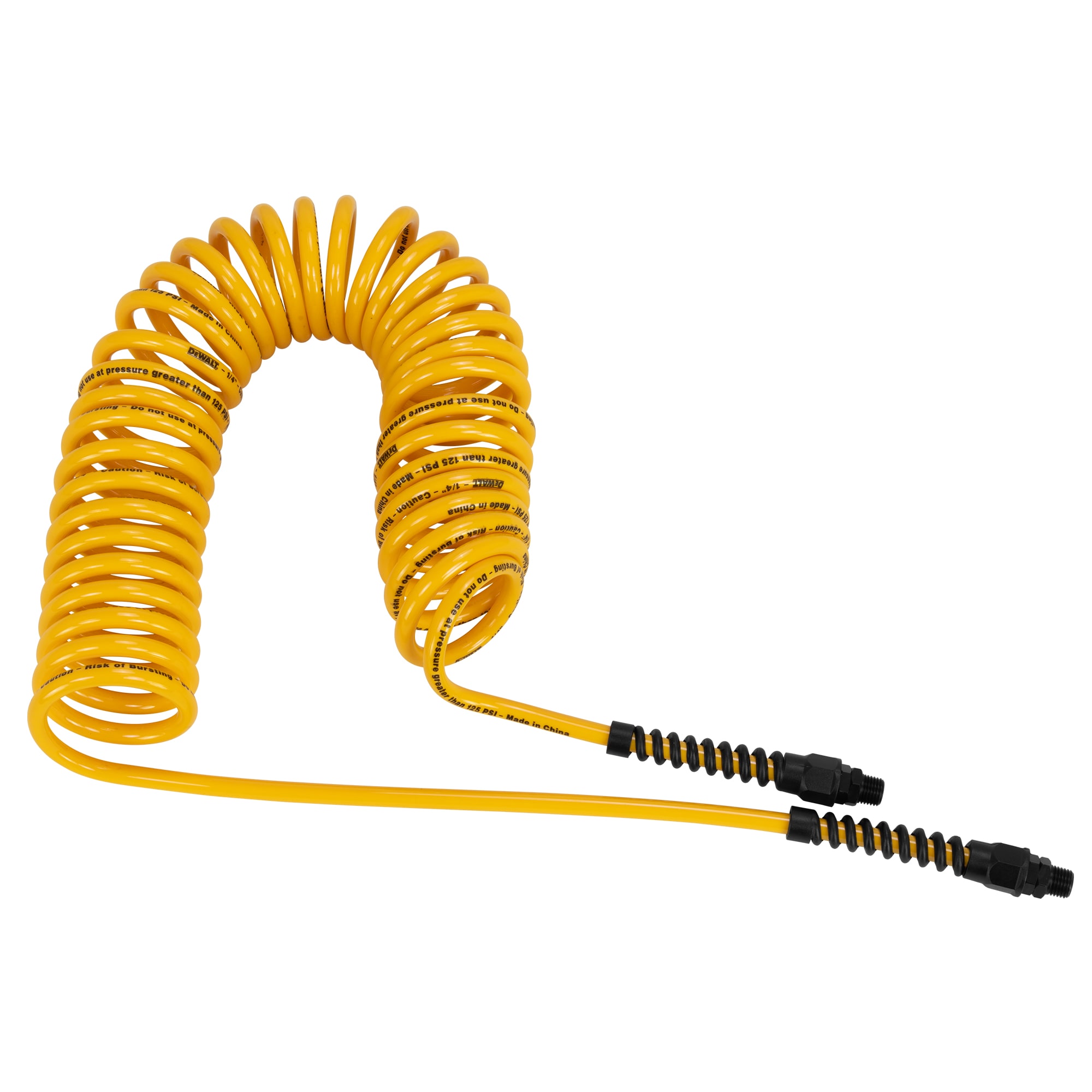  Manguera retráctil DEWALT de 1/4 pulgadas x 25 ft con conexiones de 1/4 pulgadas y regulador DXCM012-0242