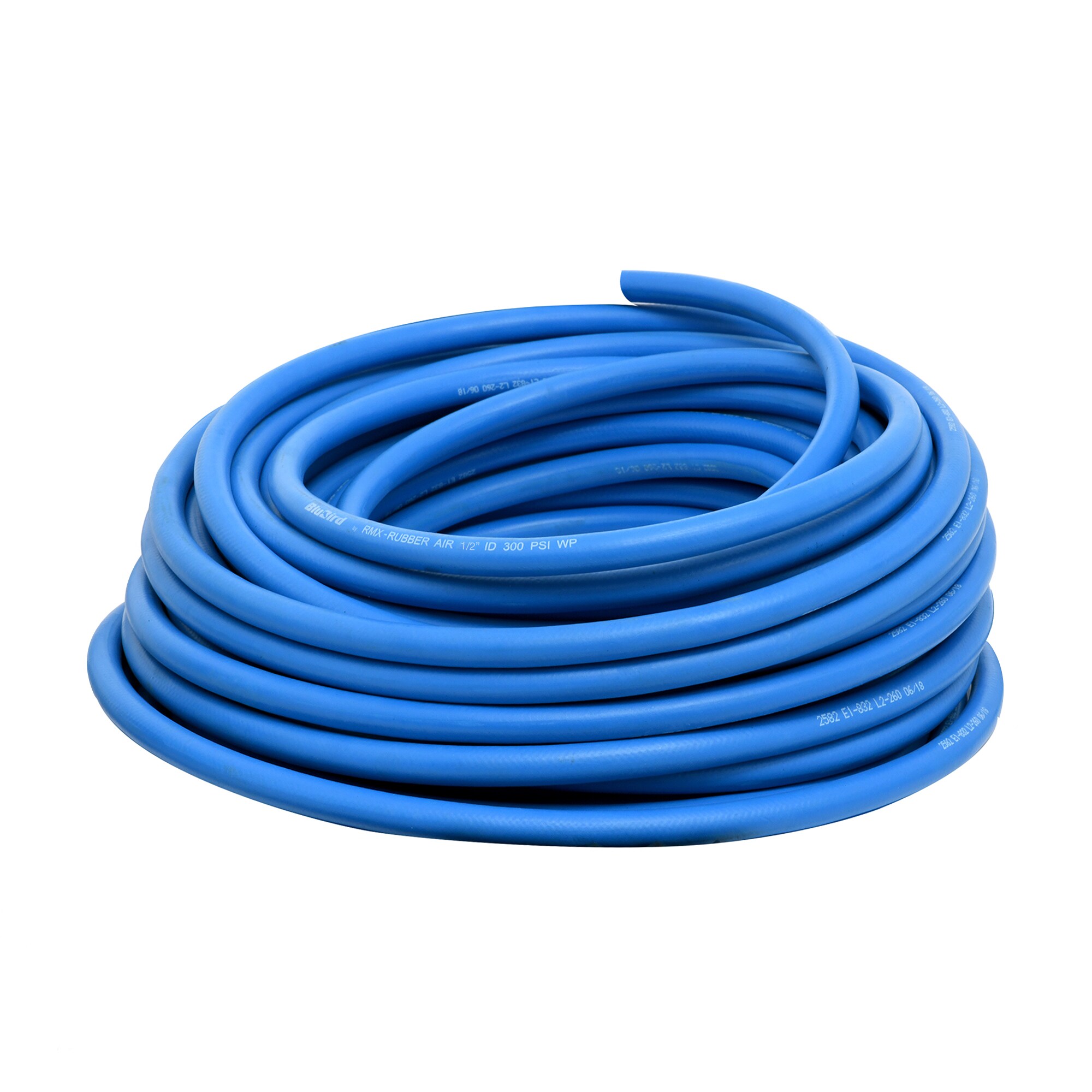 Manguera de aire de caucho premium a granel de 1/2 pulgadas x 300 pies BluBird BB12300