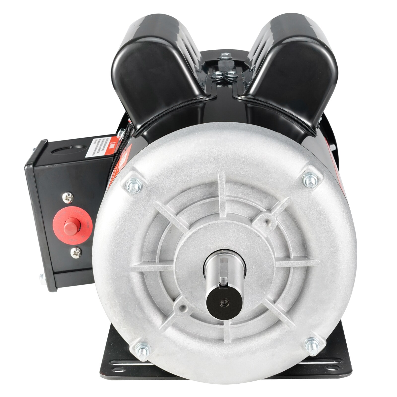 Motor eléctrico VEVOR de 2HP a 1725-RPM, AC 115V/230V, armazón 143/5T, motor de compresor de aire monofásico, eje estriado de 7/8 pulgadas, rotación CW/CCW para maquinaria agrícola y equipo general.