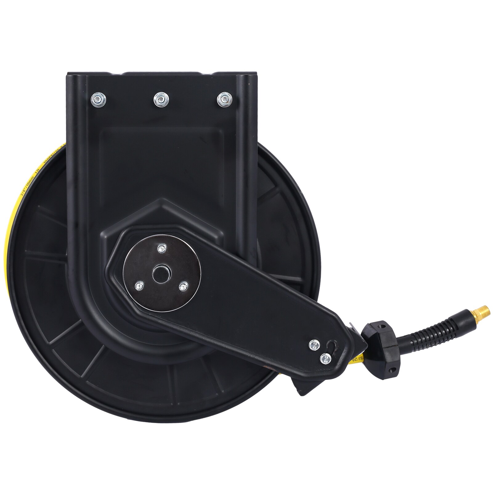 Carrete de manguera retráctil Xspracer con manguera híbrida de polímero de 3/8 pulgadas x 50 pies ML-ACH957