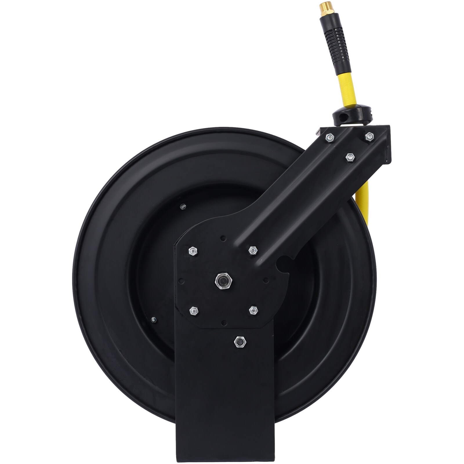 Carrete de manguera retráctil Xspracer con manguera de hule de 1/2 pulgadas x 50 pies ML-ACH956