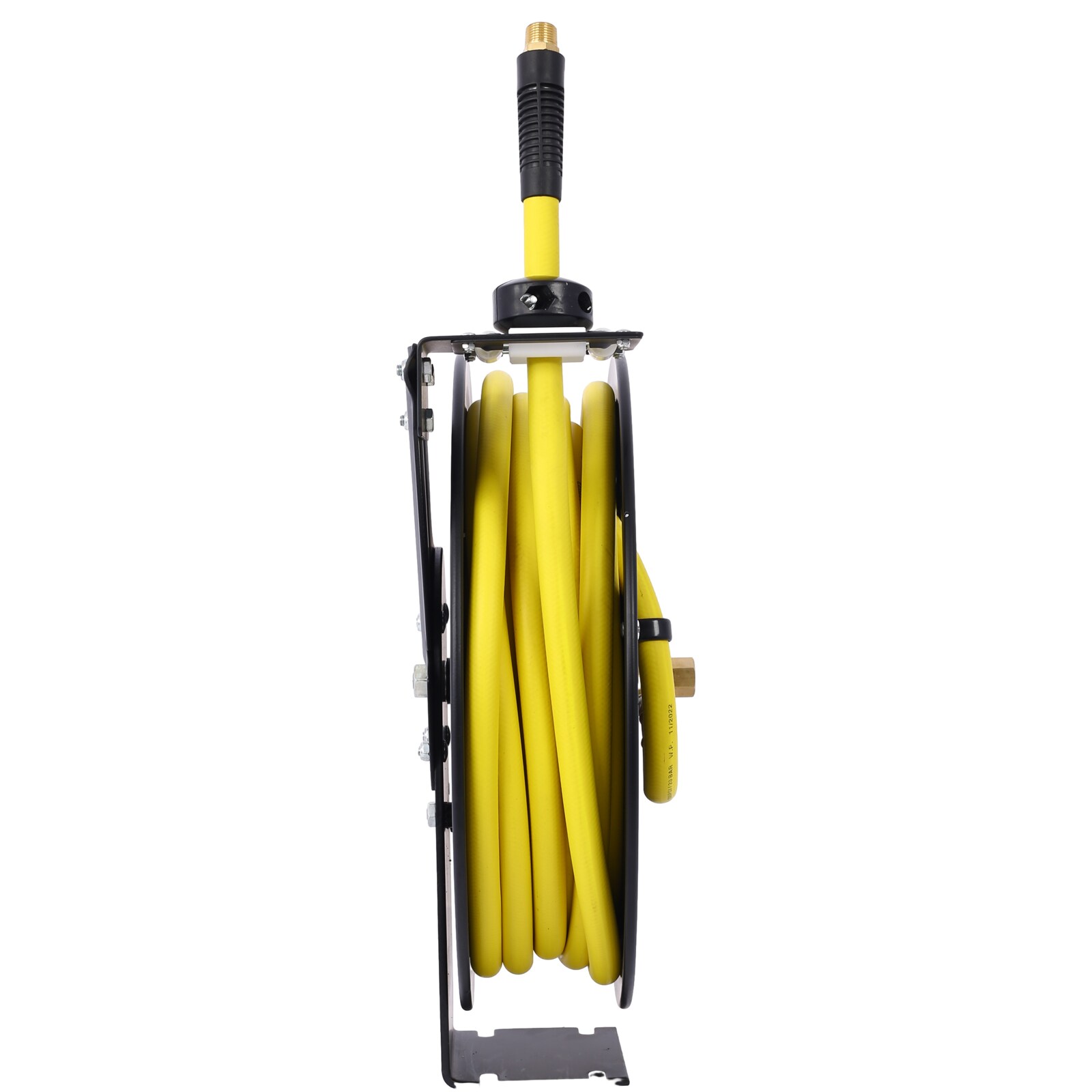 Carrete de manguera retráctil Xspracer con manguera de hule de 1/2 pulgadas x 50 pies ML-ACH956