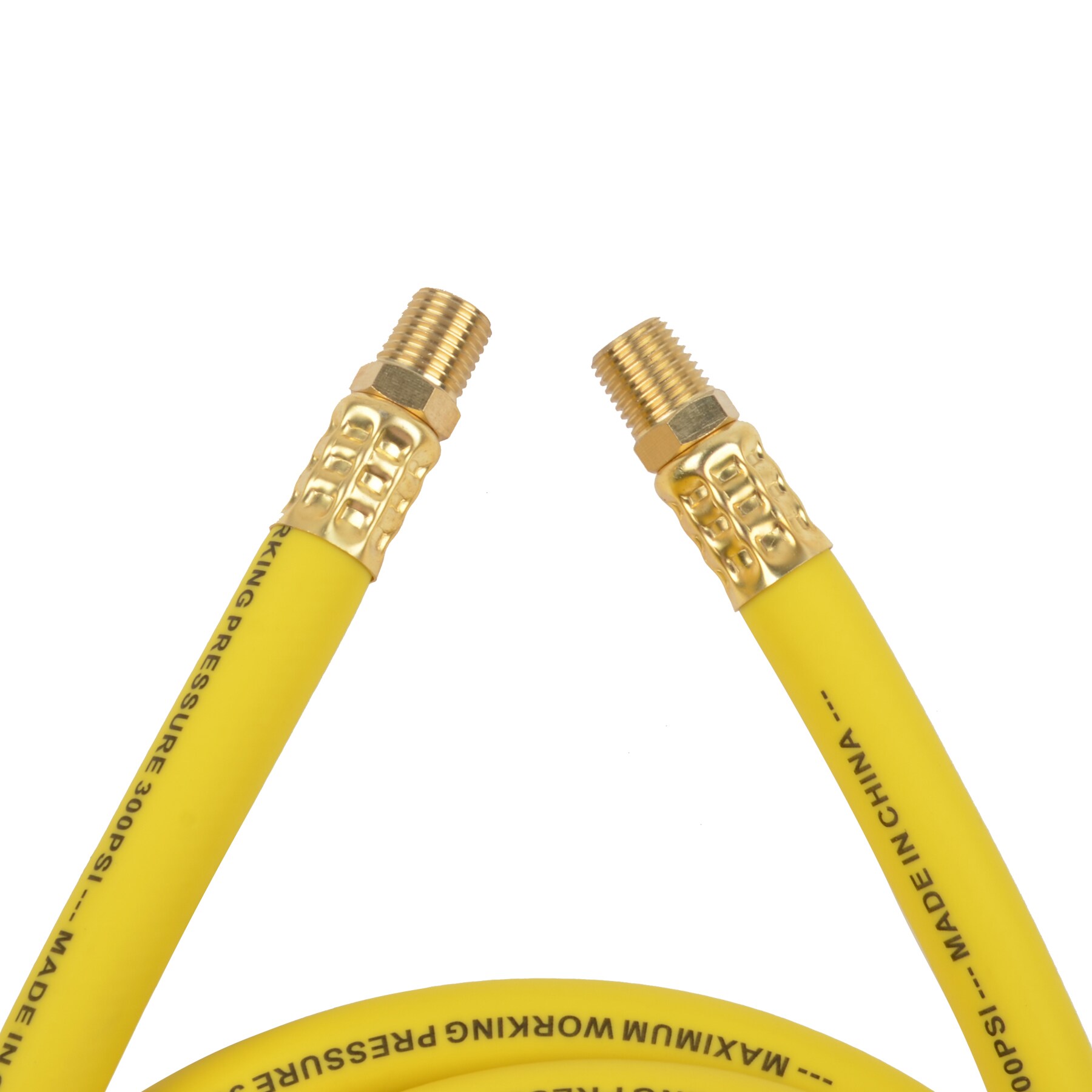 Manguera de Aire Híbrida de Polietileno de 3/8 pulgadas x 6 pies para Herramientas de Uso Rudo
