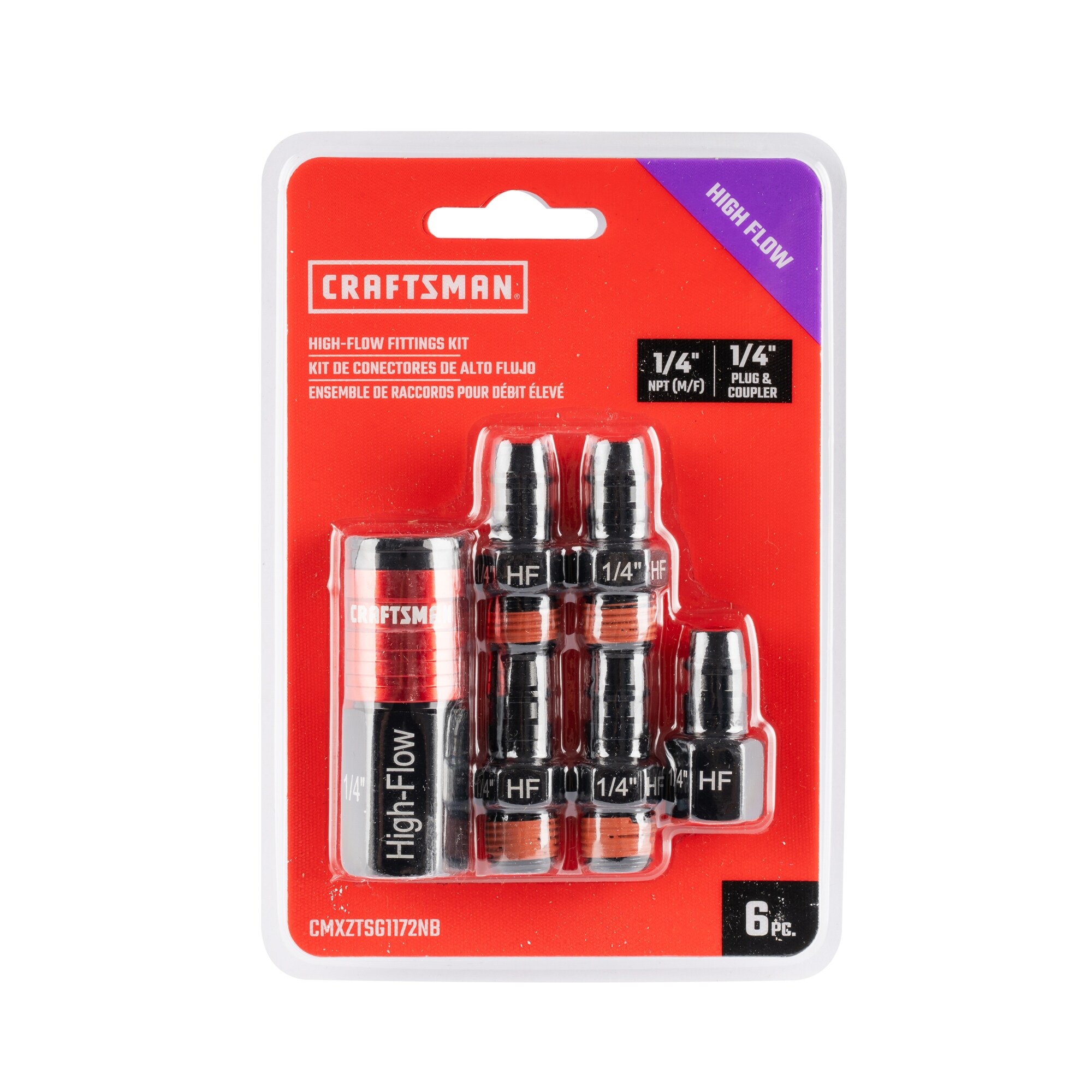 Kit de 6 piezas de Accesorios de Alto Flujo CRAFTSMAN CMXZTSG1172NB