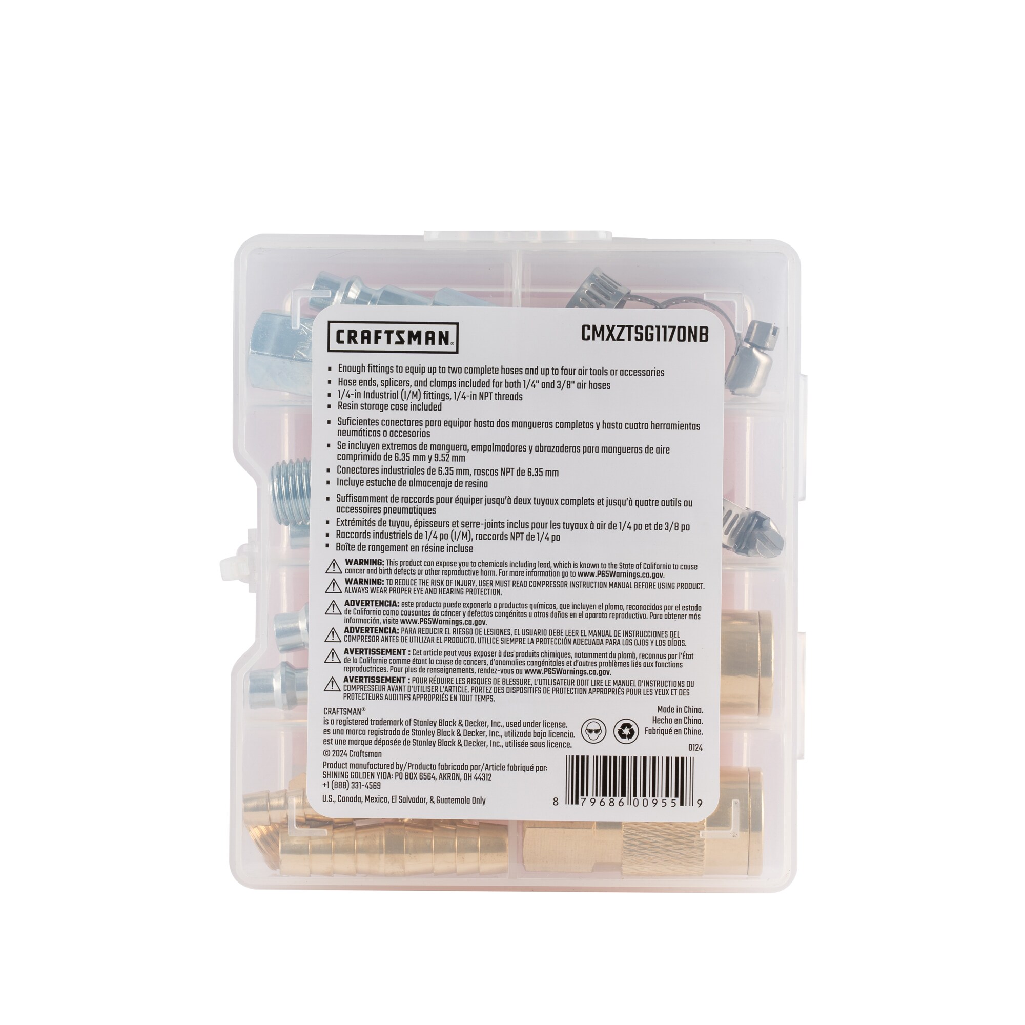 Kit de Reparación CRAFTSMAN de 19 piezas Conecta y Arregla CMXZTSG1170NB