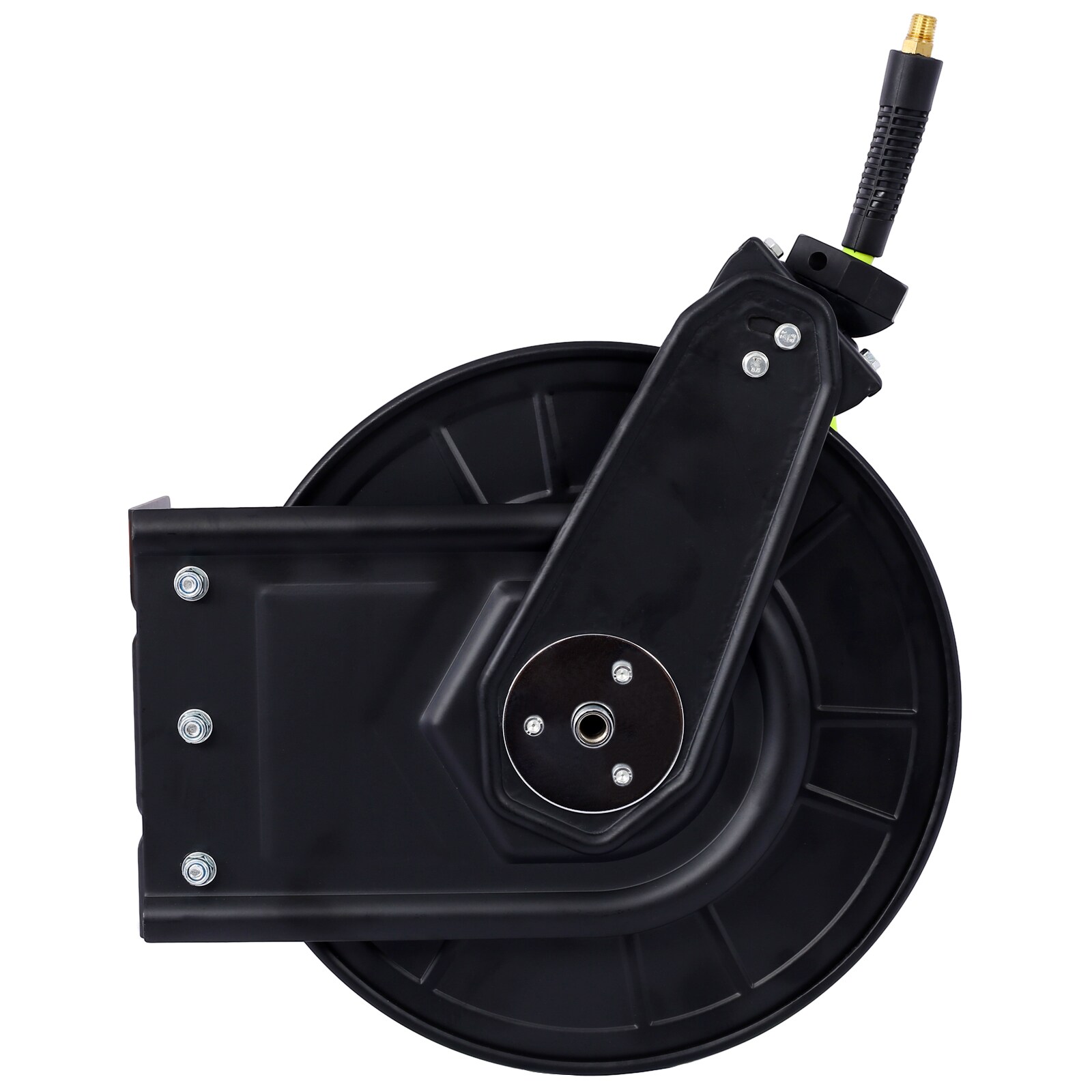 Carrete de manguera de aire retráctil de 3/8 pulgadas y 50 pies de Wildaven PL1998024