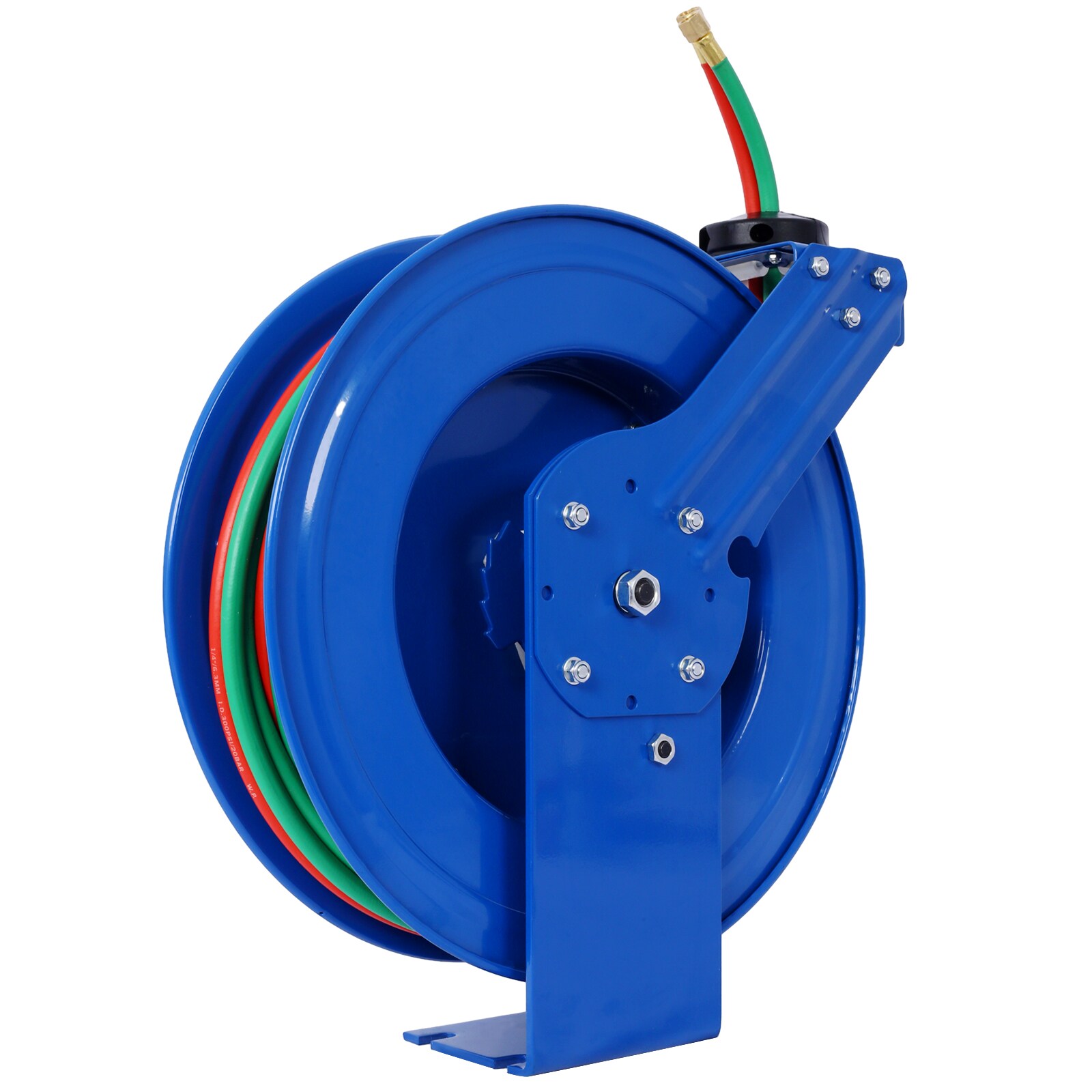 Carrete retractil de manguera de soldadura Wildaven de 1/4 de pulgada y 50 pies