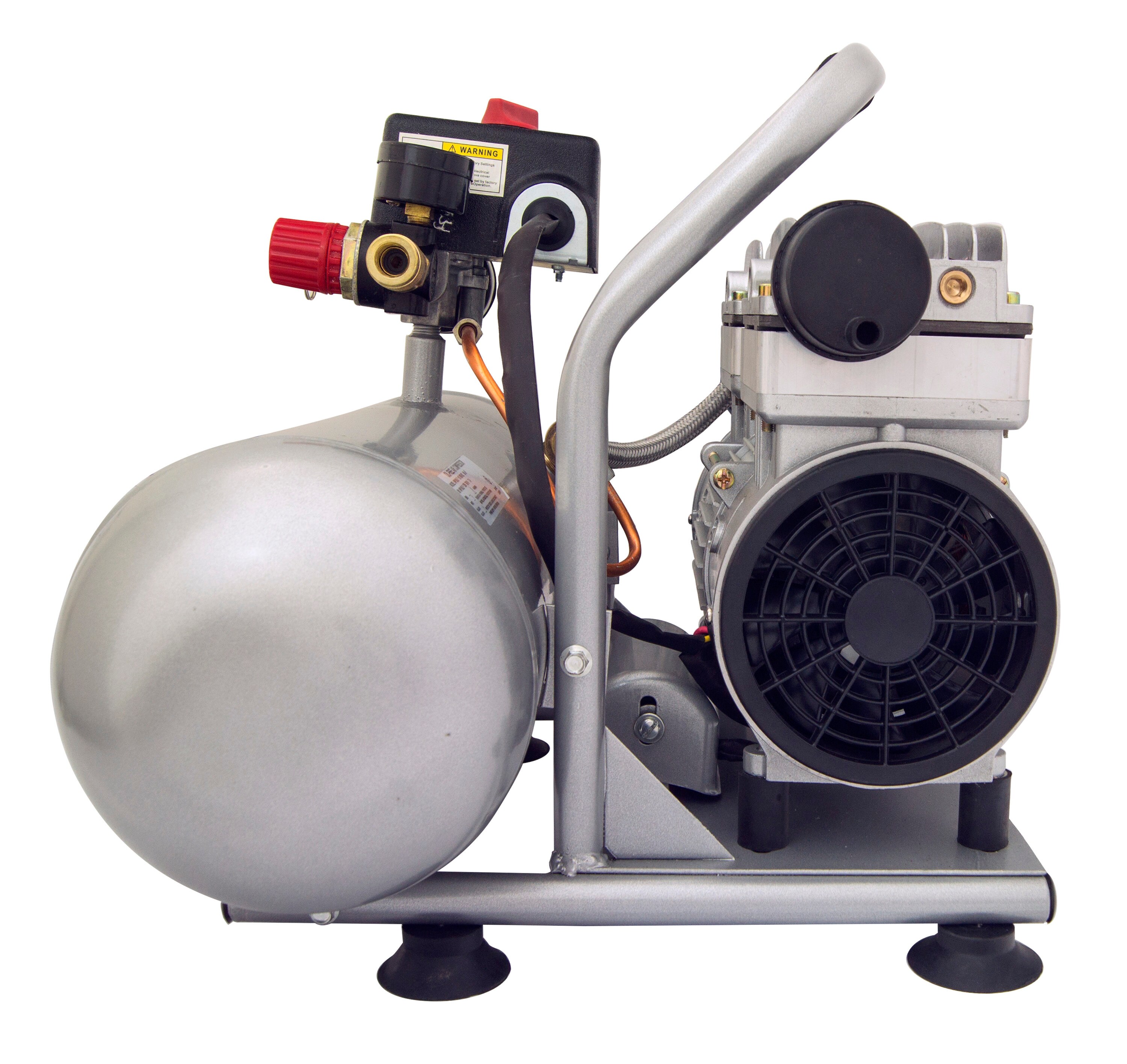 Compresor de aire horizontal eléctrico de 2 galones y 120 PSI de California Air Tools CAT-2010A.