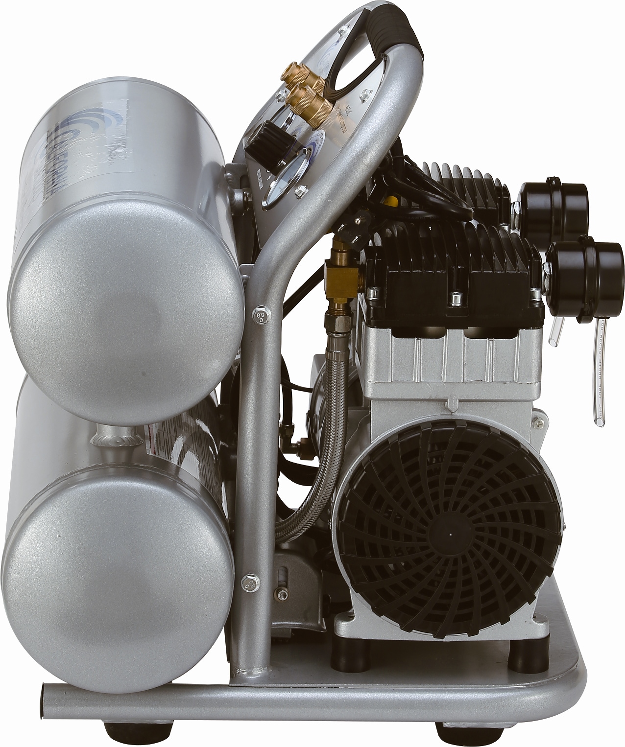 Compresor de Aire Twin Stack Eléctrico de 4.6 Galones a 125 PSI - California Air Tools CAT 4620AC
