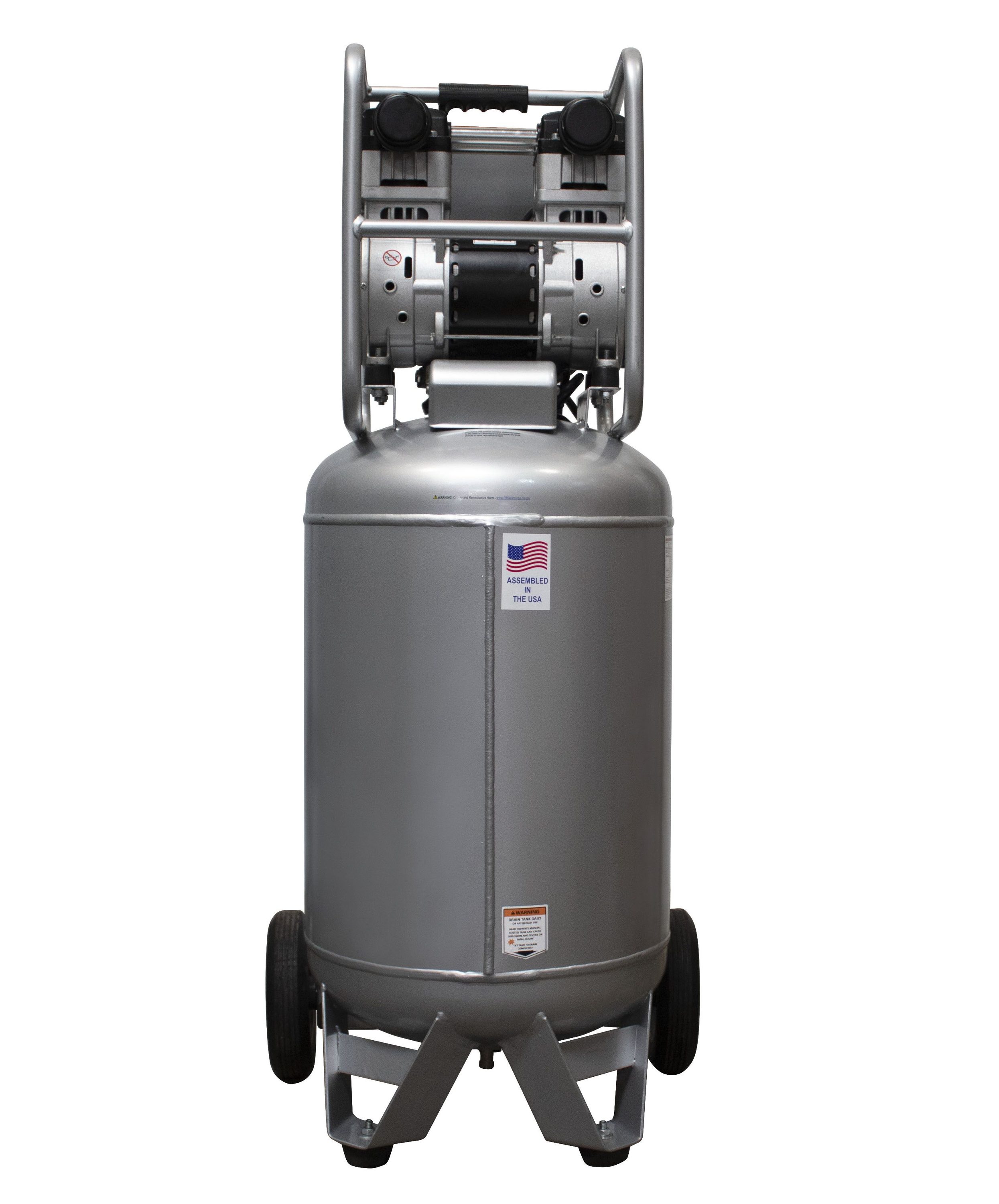 Compresor de aire vertical portátil de 20 galones y 125 PSI de California Air Tools