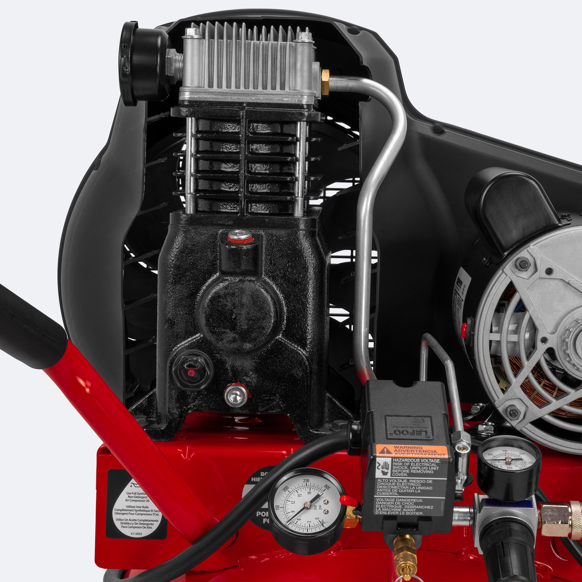 Compresor de aire vertical portátil eléctrico de 30 galones y 175 PSI