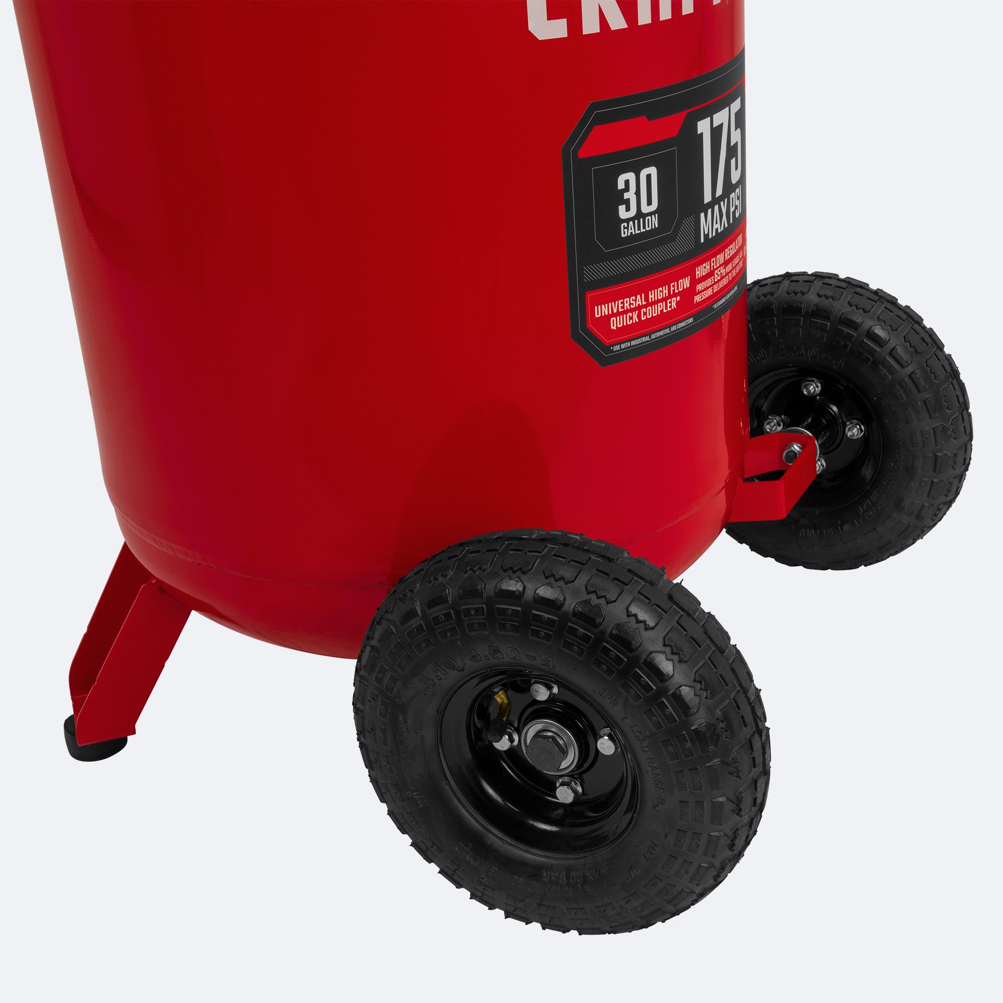 Compresor de aire vertical portátil eléctrico de 30 galones y 175 PSI