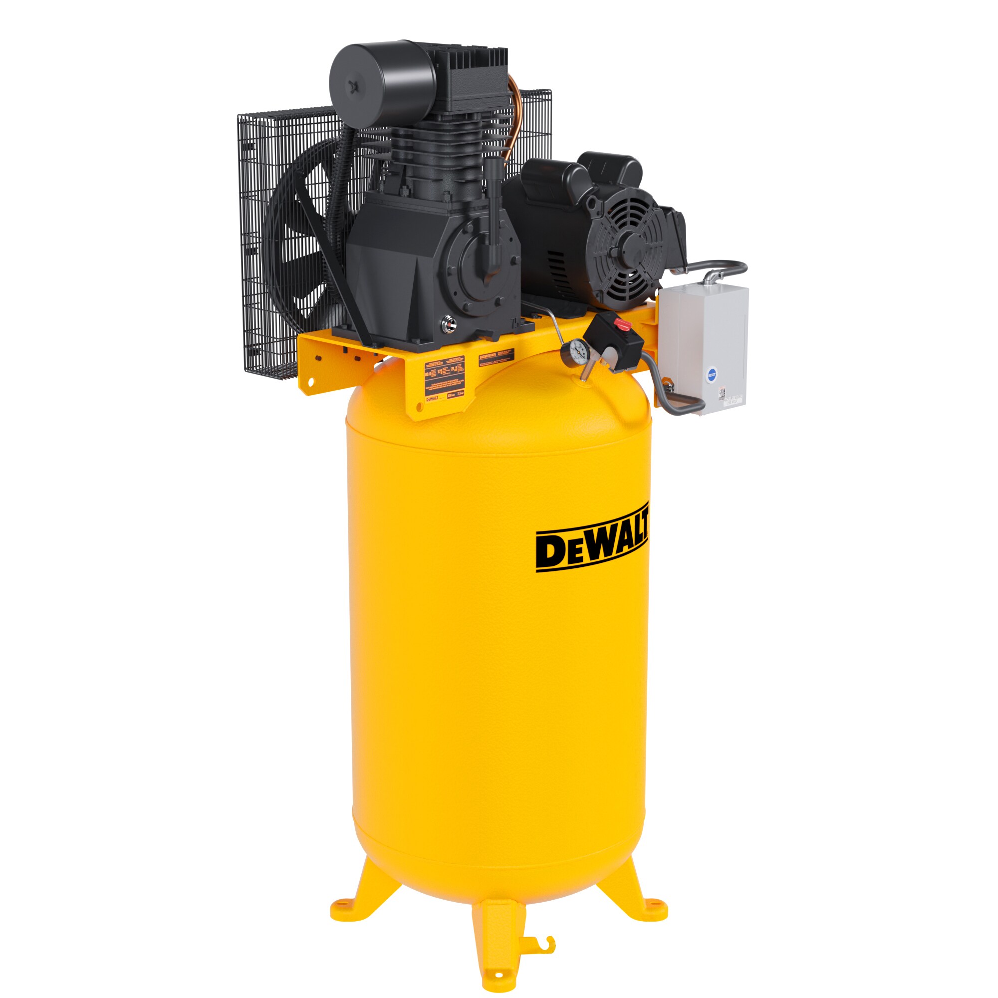 Compresor de aire eléctrico vertical DEWALT de 80 galones y 175 PSI DXCMV7518075
