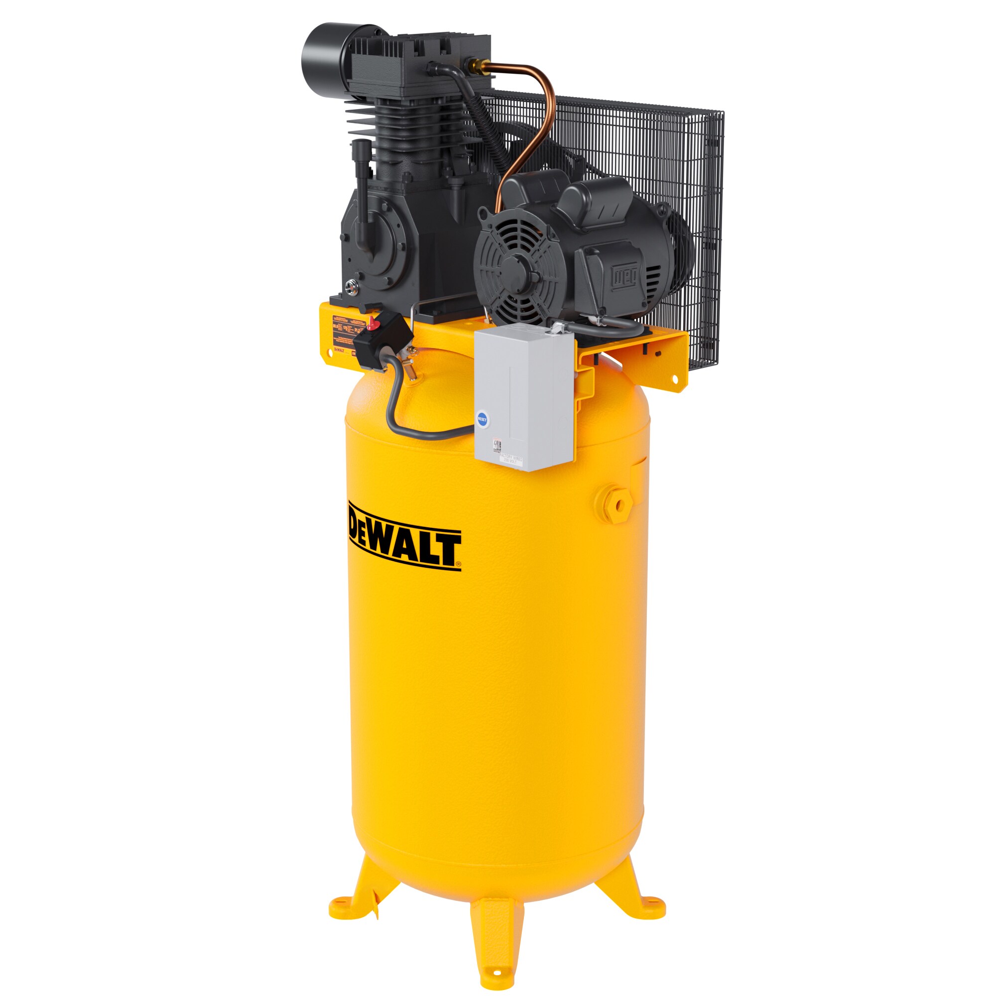 Compresor de aire eléctrico vertical DEWALT de 80 galones y 175 PSI DXCMV7518075