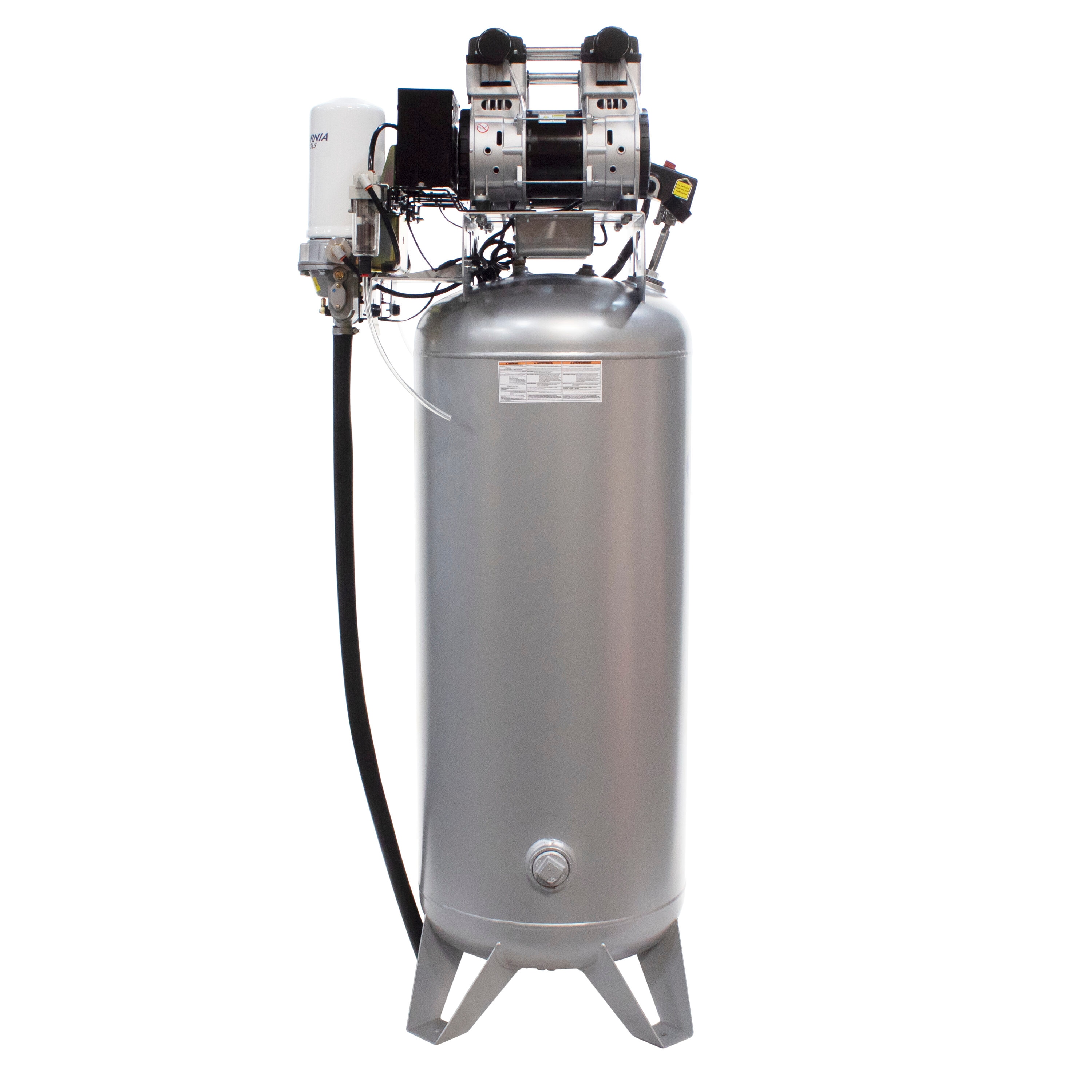 Compresor de Aire Vertical Eléctrico Portátil de 60 Galones y 125 PSI de California Air Tools