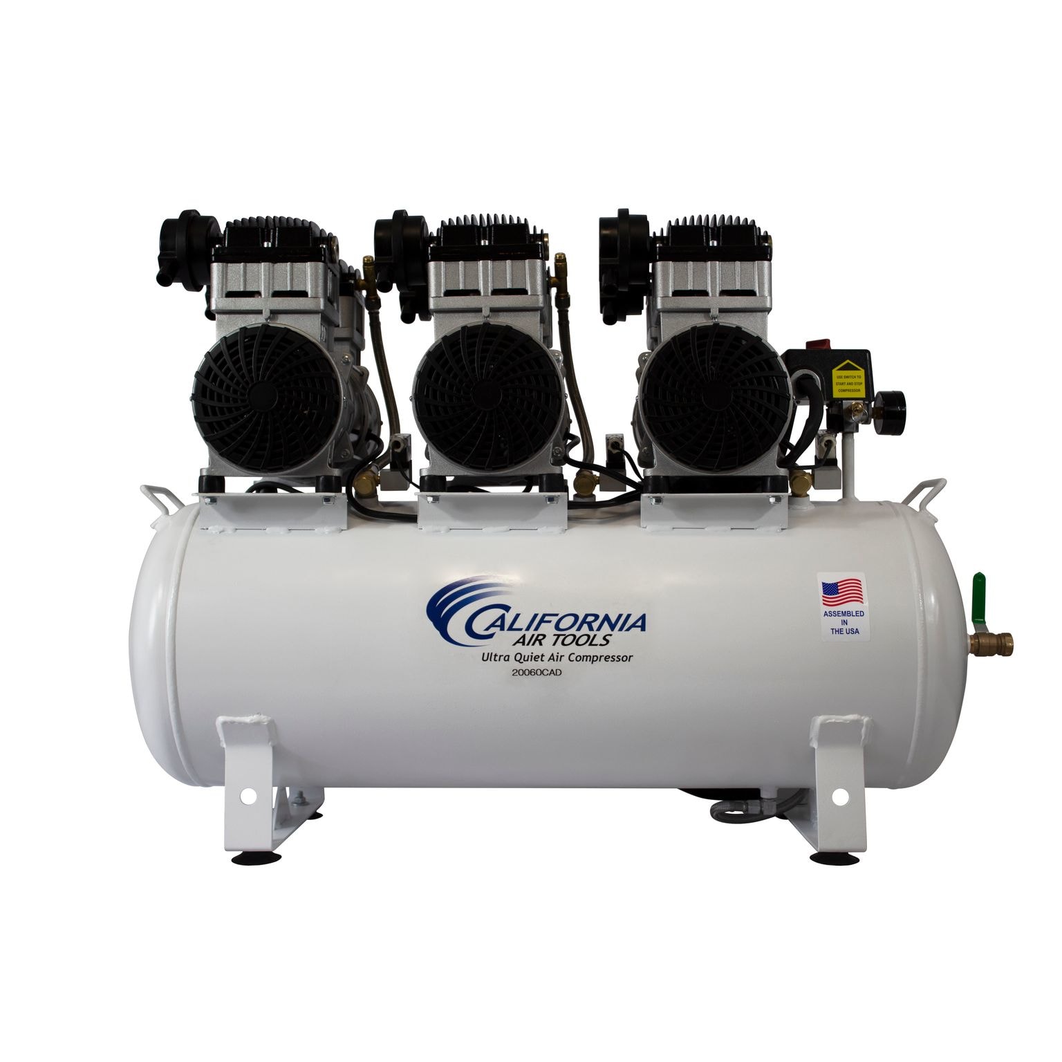 Compresor de Aire para Hot Dogs Eléctrico de 20 Galones a 125 PSI de California Air Tools CAT-20060CAD