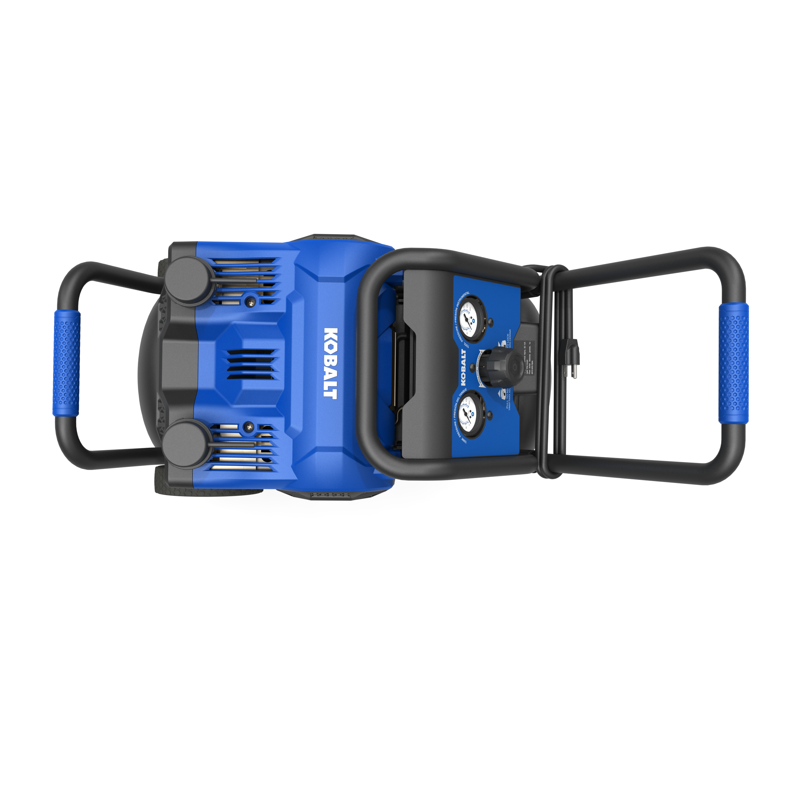 Compresor de aire portátil horizontal de 10 galones Kobalt QUIET TECH con capacidad de 175 PSI JFD-10G-S