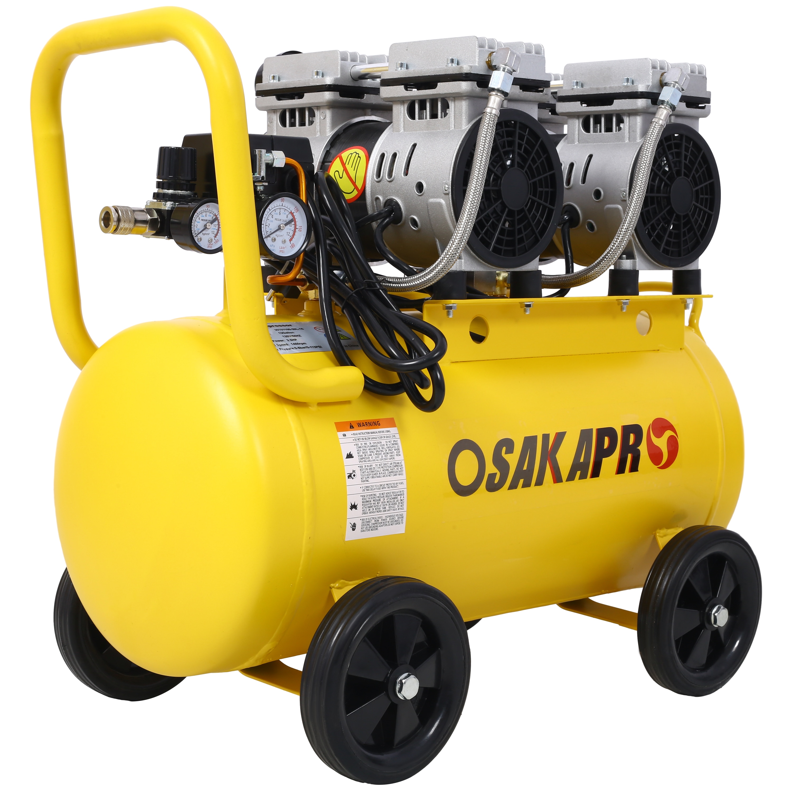 Compresor de Aire Eléctrico Portátil de 13 Galones Wildaven a 115 PSI con Accesorios Incluidos PL1998033