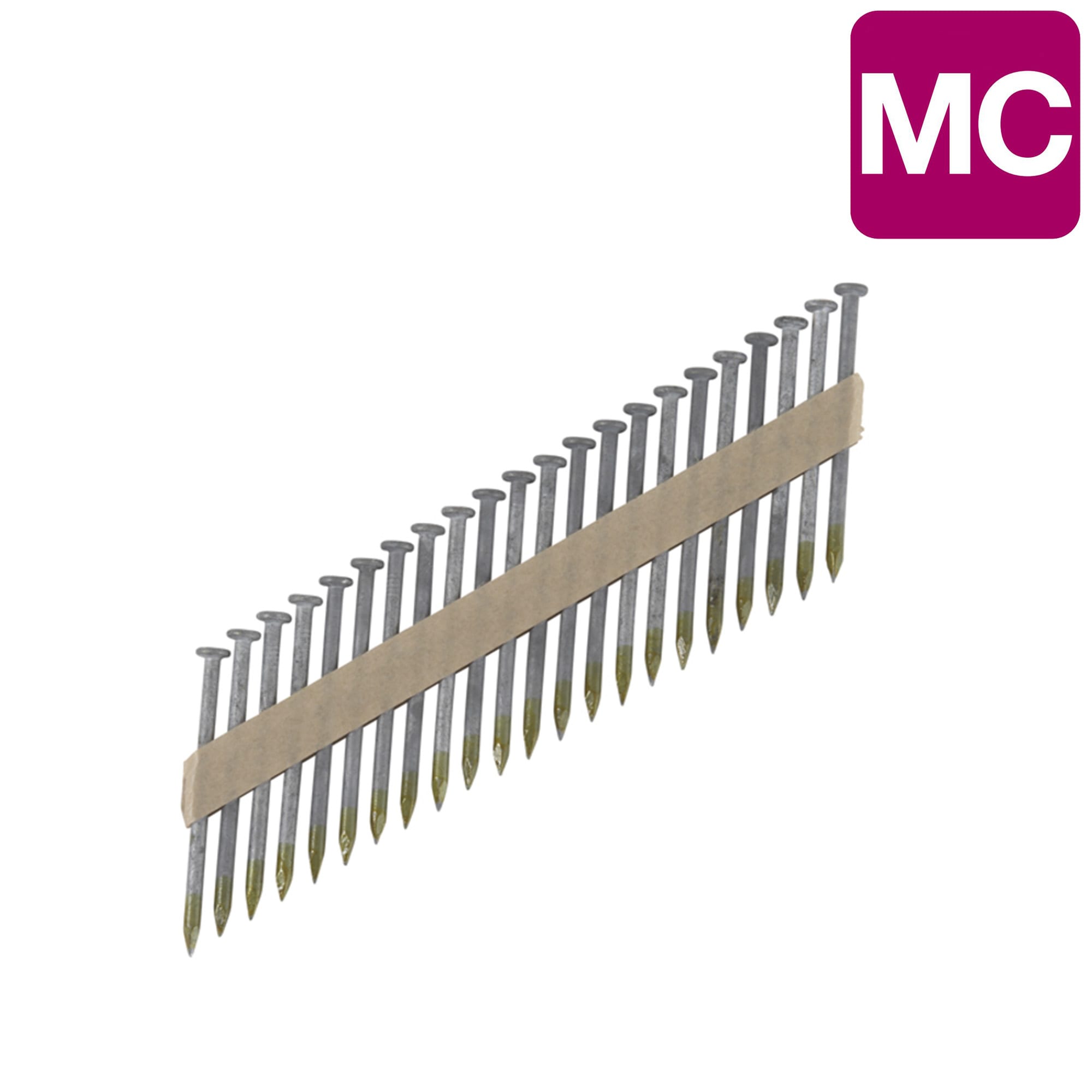 Clavos para colgador de vigas galvanizados electroquímicos de 36 grados de 1-1/2 pulgadas x 0.148 pulgadas de Metabo HPT (1000 unidades por caja) 27134SHPT