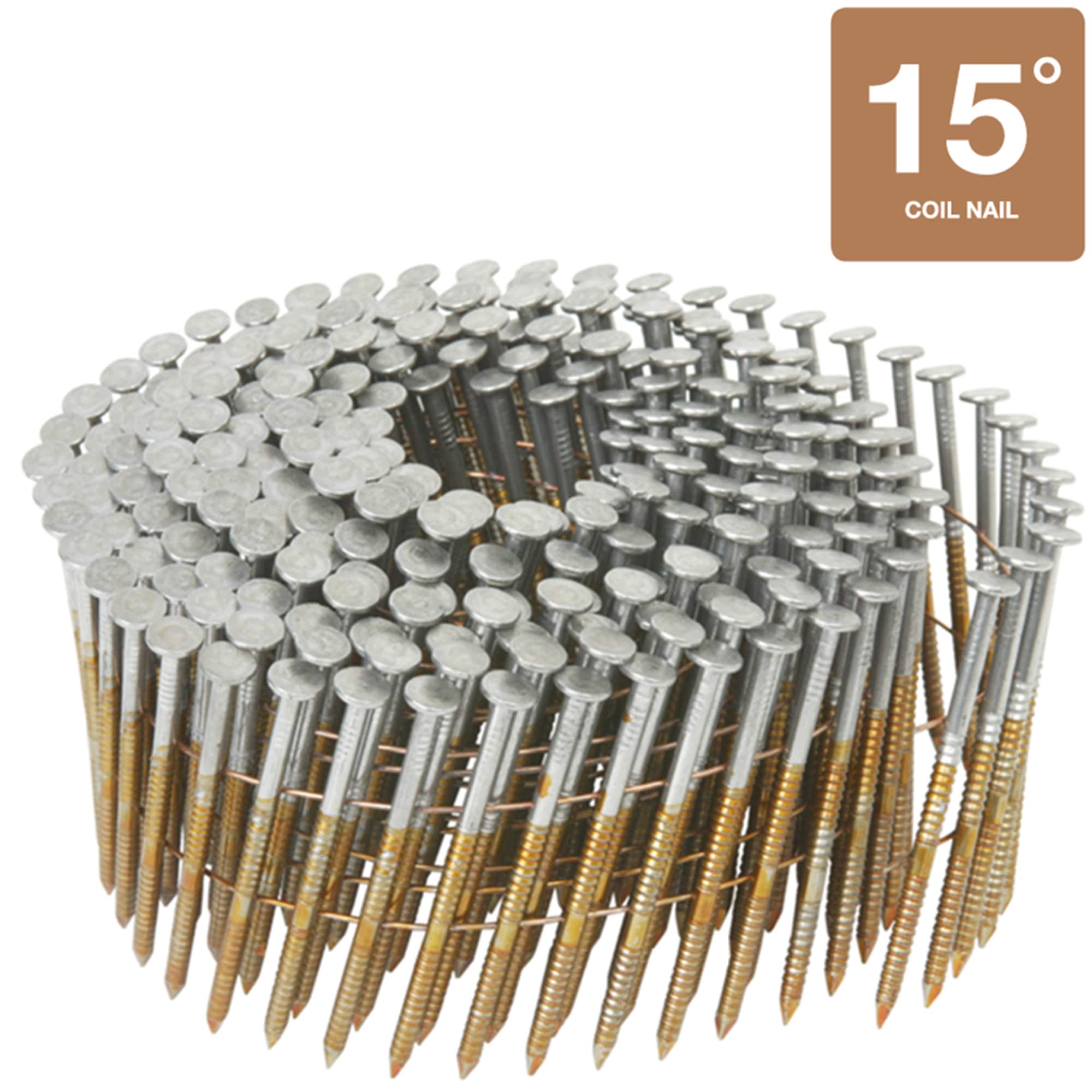 Clavos para armazón brillantes de 15 grados Metabo HPT de 2-3/8 pulgadas x 0.113 pulgadas (2700 por caja)