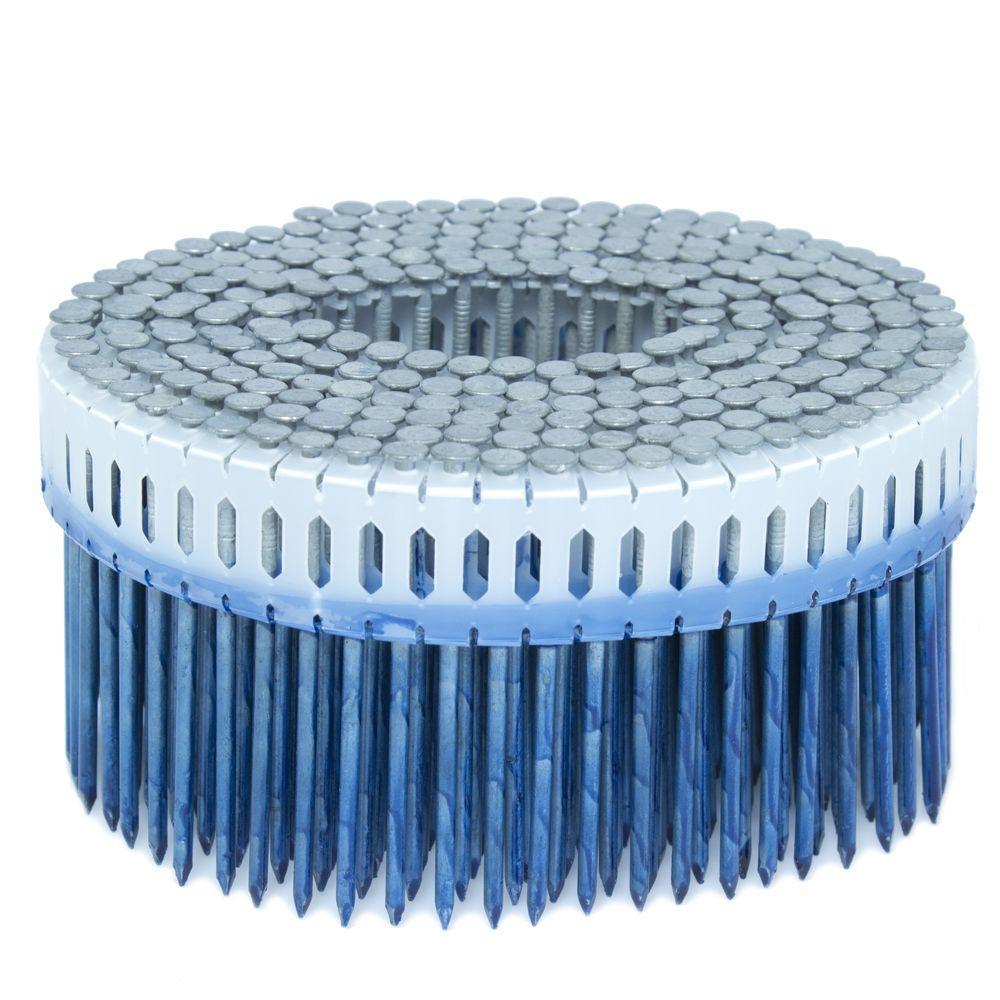Clavos comunes galvanizados por inmersión en caliente, de 13-Gauge y 2-1/2 pulgadas en caja PC21292HDE4M