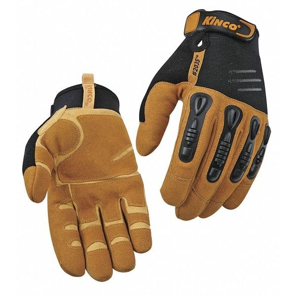 Guantes de mecánico Kinco, M, Beige/Marrón, MiraX2/Form/Spandex - 2035-M