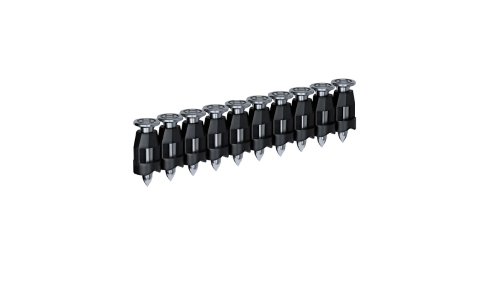 Clavos de albañilería de plástico con cabeza lisa de 5/8 pulgadas de Bosch 1000 unidades por caja NM-063