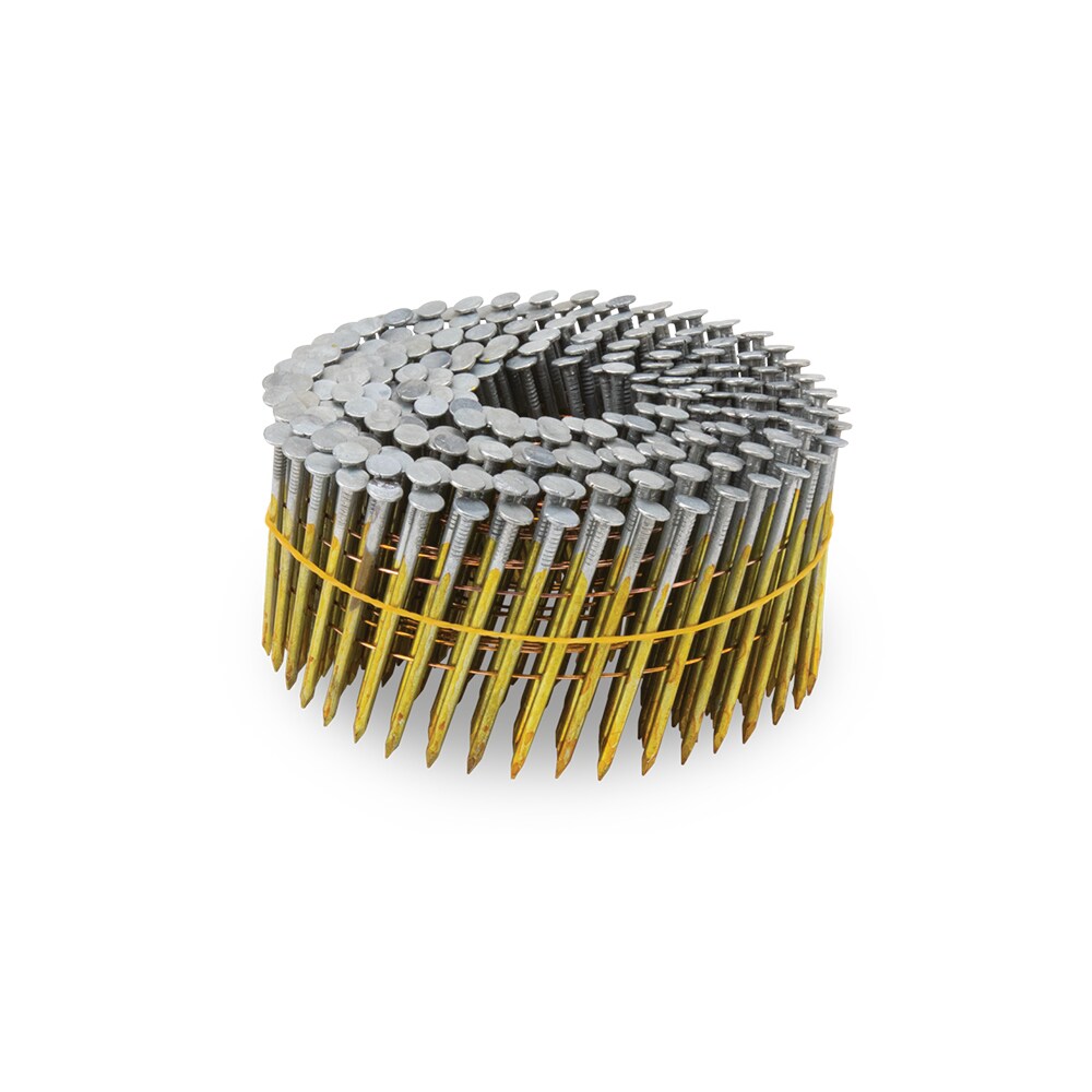 Clavos colados de armazón con vástago liso brillante de 15 grados de 2-3/8 pulgadas x 0.113 pulgadas (2000 unidades por caja) 0616653