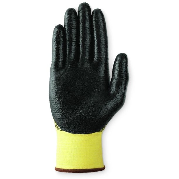 Guantes recubiertos resistentes al corte Ansell, Nivel de corte A2, 15 ga, negro, XL - 11-510