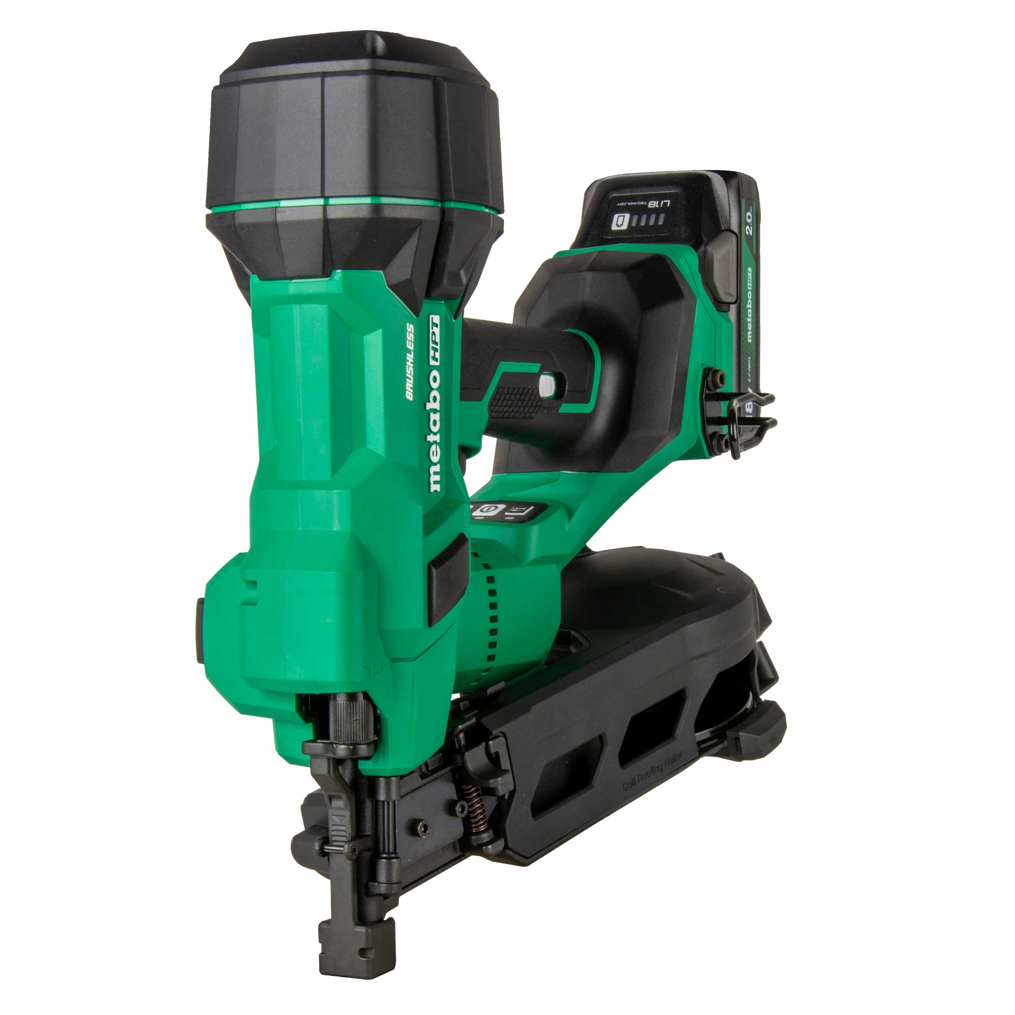 Clavadora inalámbrica para techos Metabo HPT MultiVolt de 1-3/4 pulgadas (Batería incluida) (Cargador incluido) NV1845DAM
