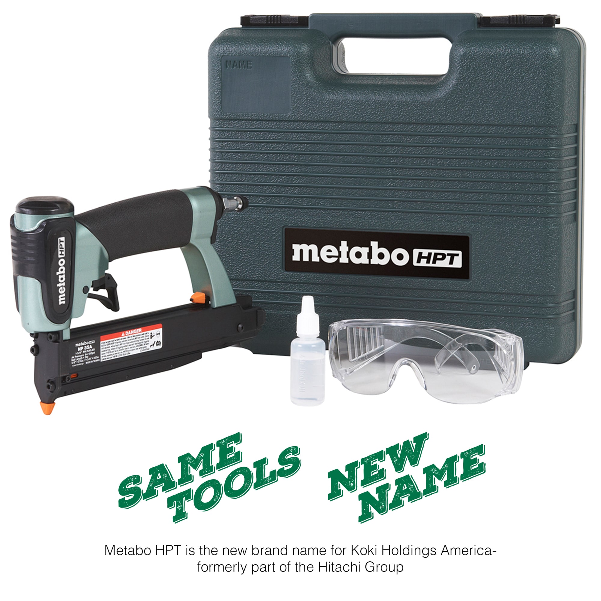 Clavadora neumática de pines de calibre 23 de 1-3/8 pulgadas Metabo HPT NP35AM