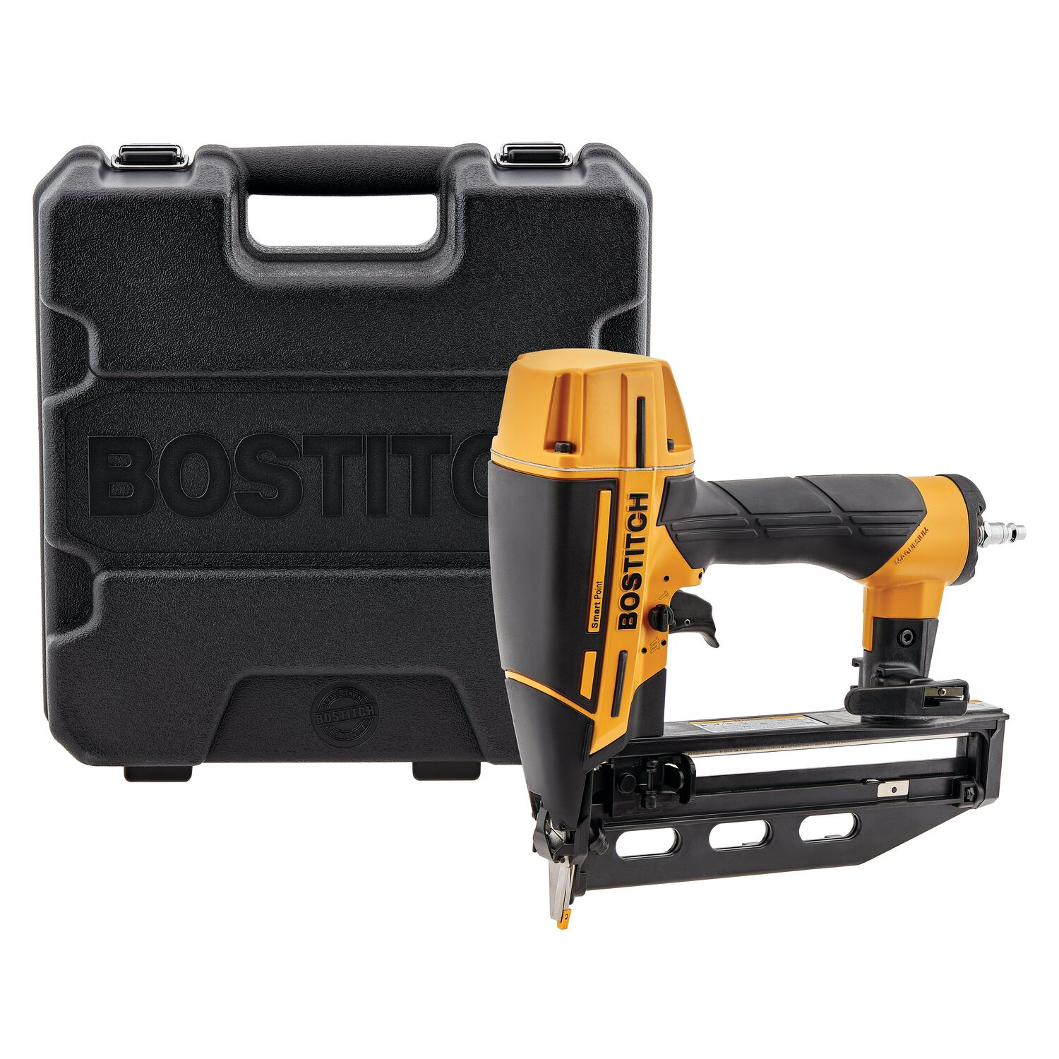 Clavadora neumática recta de acabado Smart Point de calibre 16 de 2 1/2 pulgadas de Bostitch