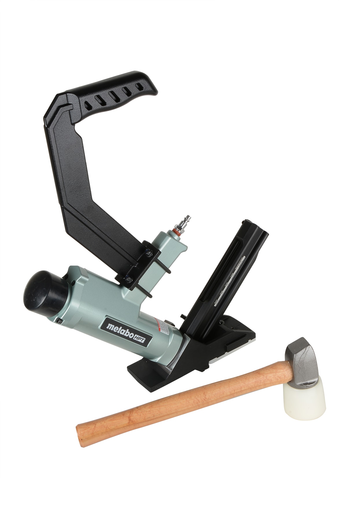 Clavadora neumática para suelos de corona media de calibre 15.5 de 1/2 pulgadas Metabo HPT N5010ABM