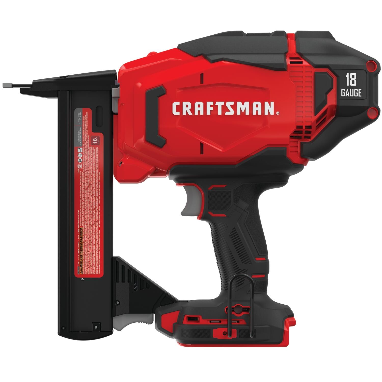 Clavadora de terminación de corona estrecha de calibre 18 de 1/4 pulgadas (Batería y cargador no incluidos) Craftman V20