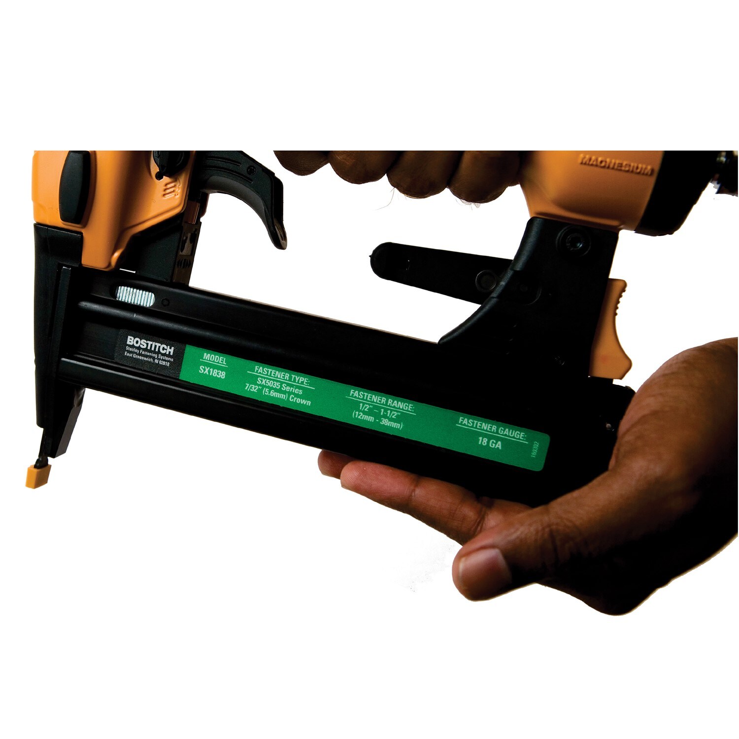 Clavadora neumática de corona estrecha Bostitch de 18 gauges 7/32 pulgadas SX1838K